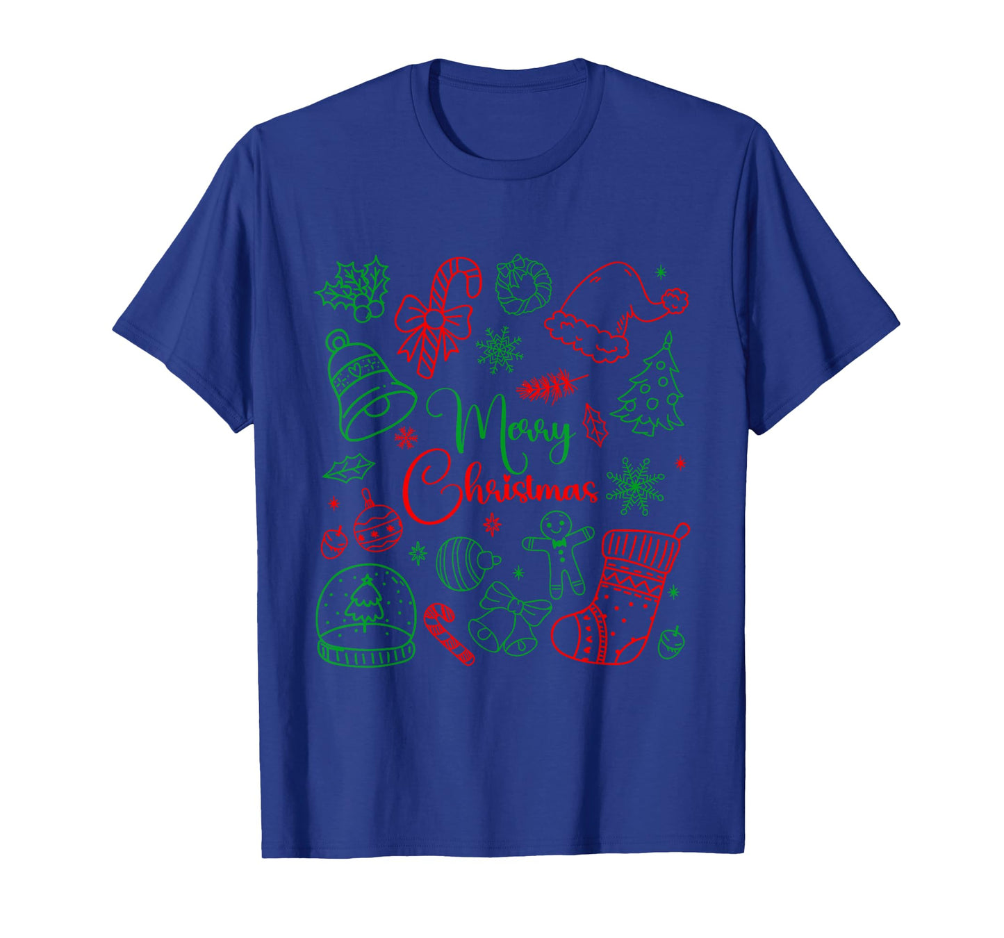 Merry Christmas Bow Santa Xmas Coquette Aesthetic Girl Women T-Shirt
