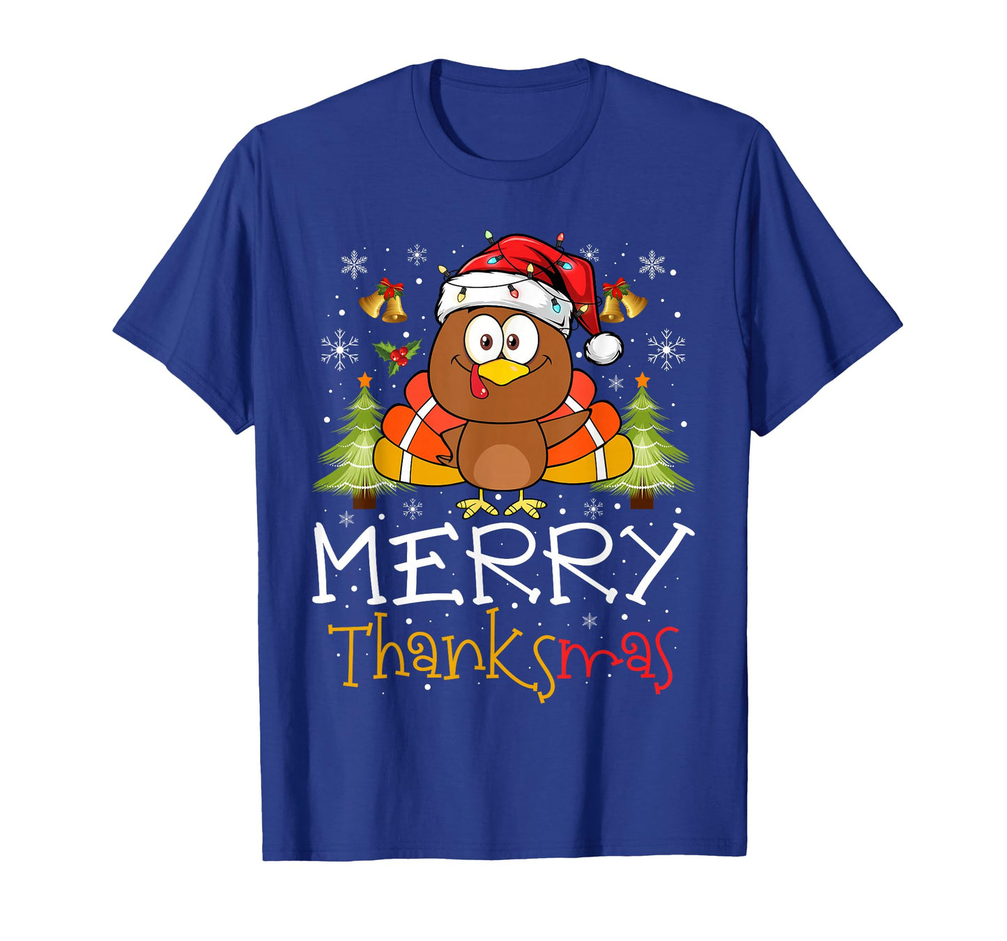 Funny Thanksmas 2025 Merry Thanksmas Thanksgiving Christmas T-Shirt