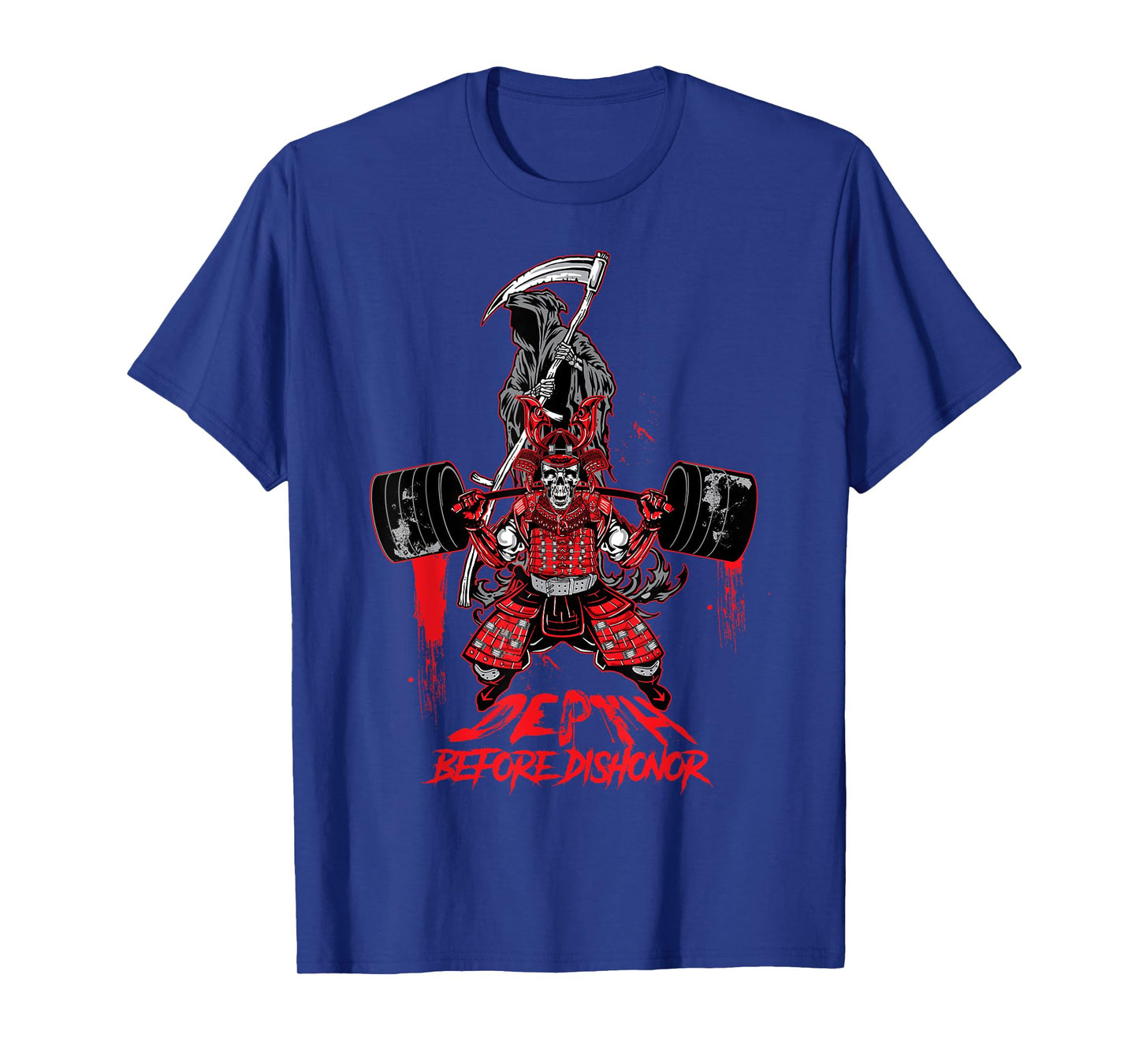Leg Day Legends : Samurai Squats Barbell with Death T Shirt T-Shirt