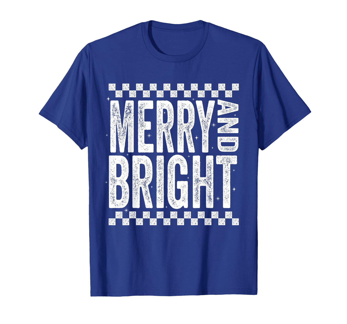 Coquette Merry & Bright Checkered Xmas Holiday Women Kids T-Shirt