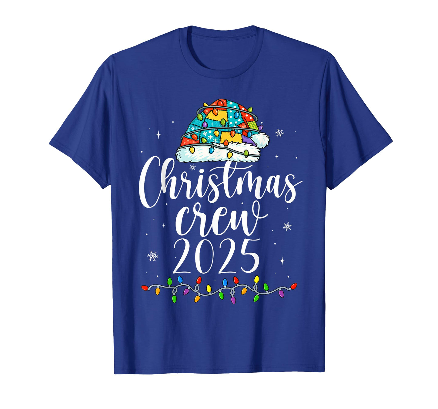 Family Christmas Crew 2025 Matching Xmas Men Women Kids T-Shirt