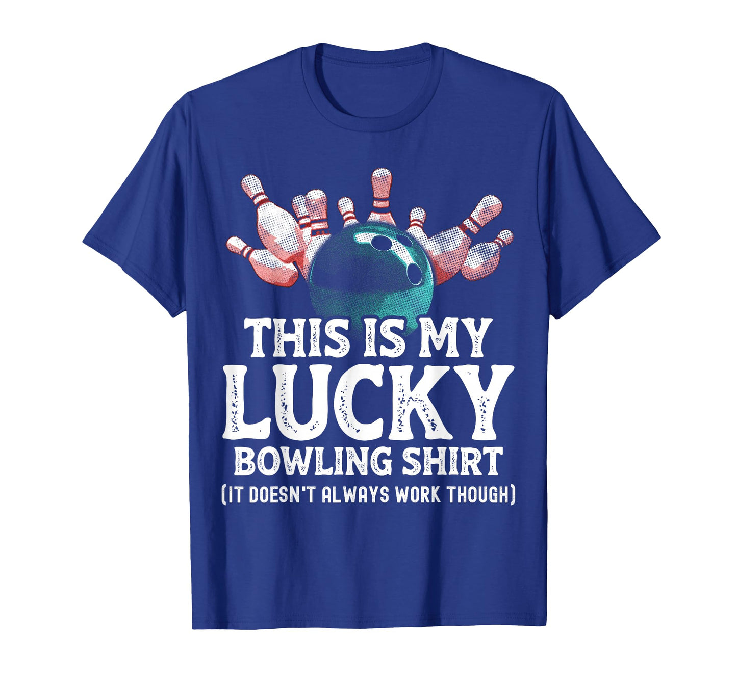 Vintage Funny Bowling Team This is My Lucky Bowling Shirt T-Shirt