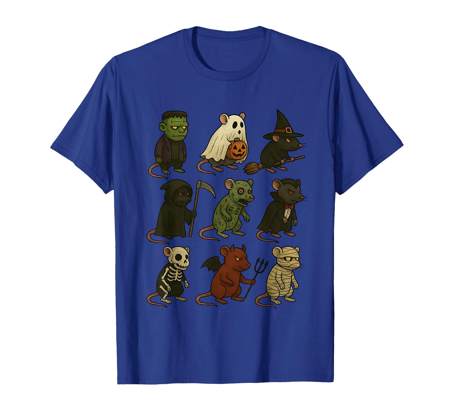 Rat Spooky Witch Boo Zombie Rat Halloween Boys & Girls T-Shirt