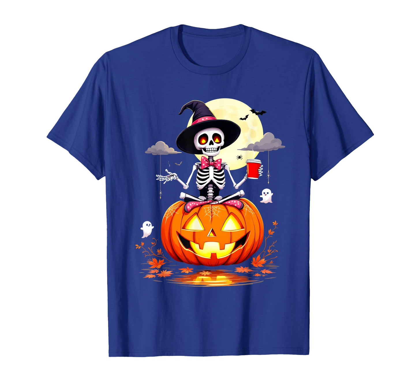 Witch Halloween Pumpkin Partygoer Festive Spooky T-Shirt