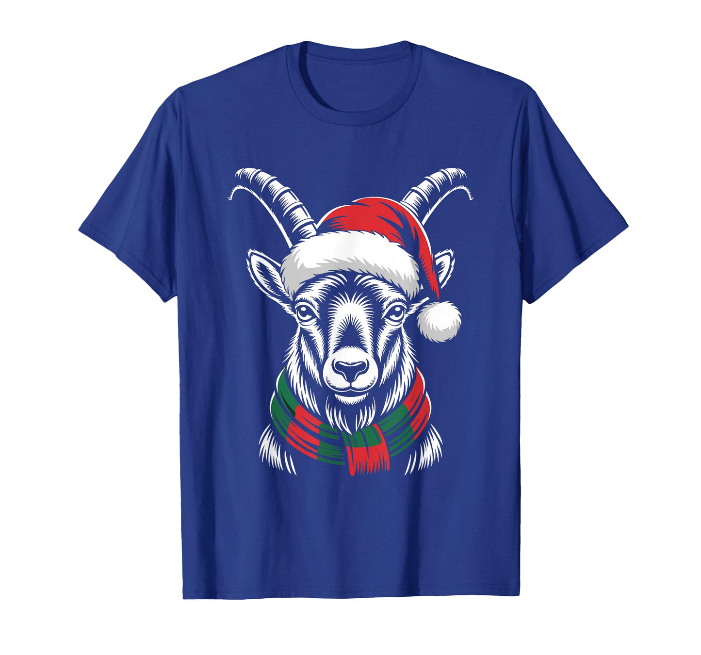 Ibex Xmas Santa Hat Scarf Christmas Costume T-Shirt