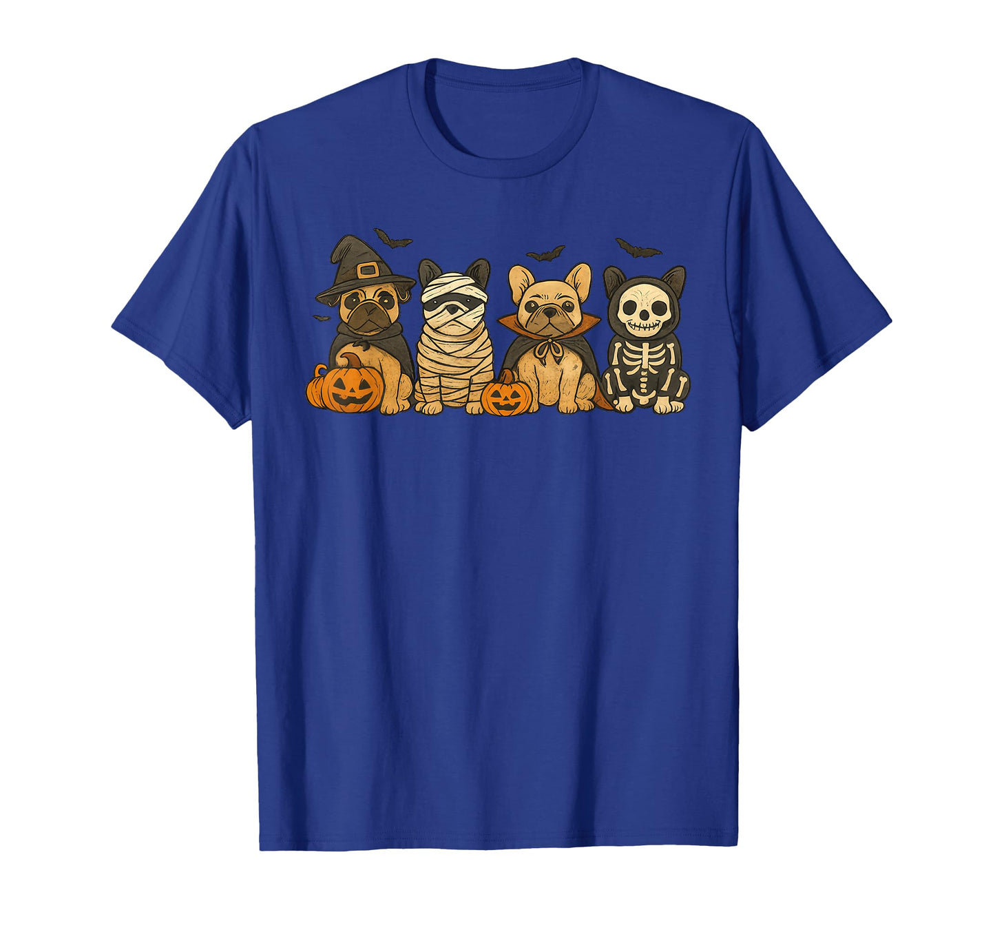 Mummy French Bulldog Halloween French Bulldog Witch Dog Mom T-Shirt