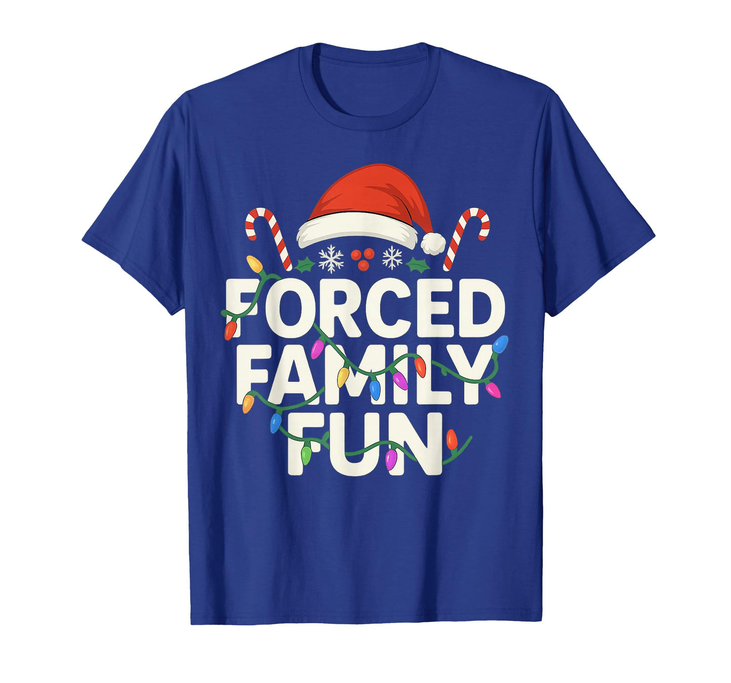 Forced Family Fun Christmas Matching Outfit for Holiday T-Shirt