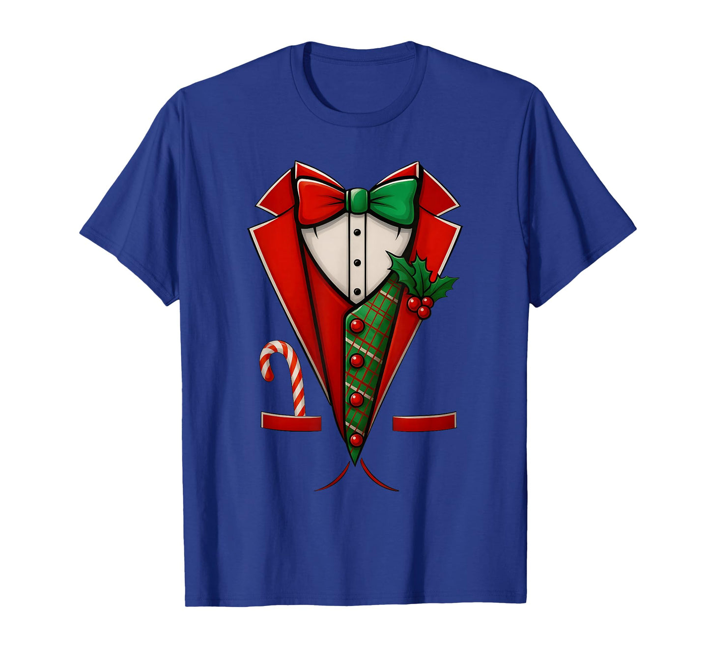 Tuxedo Costume Funny Xmas Bowtie Christmas Men Boys Kids T-Shirt