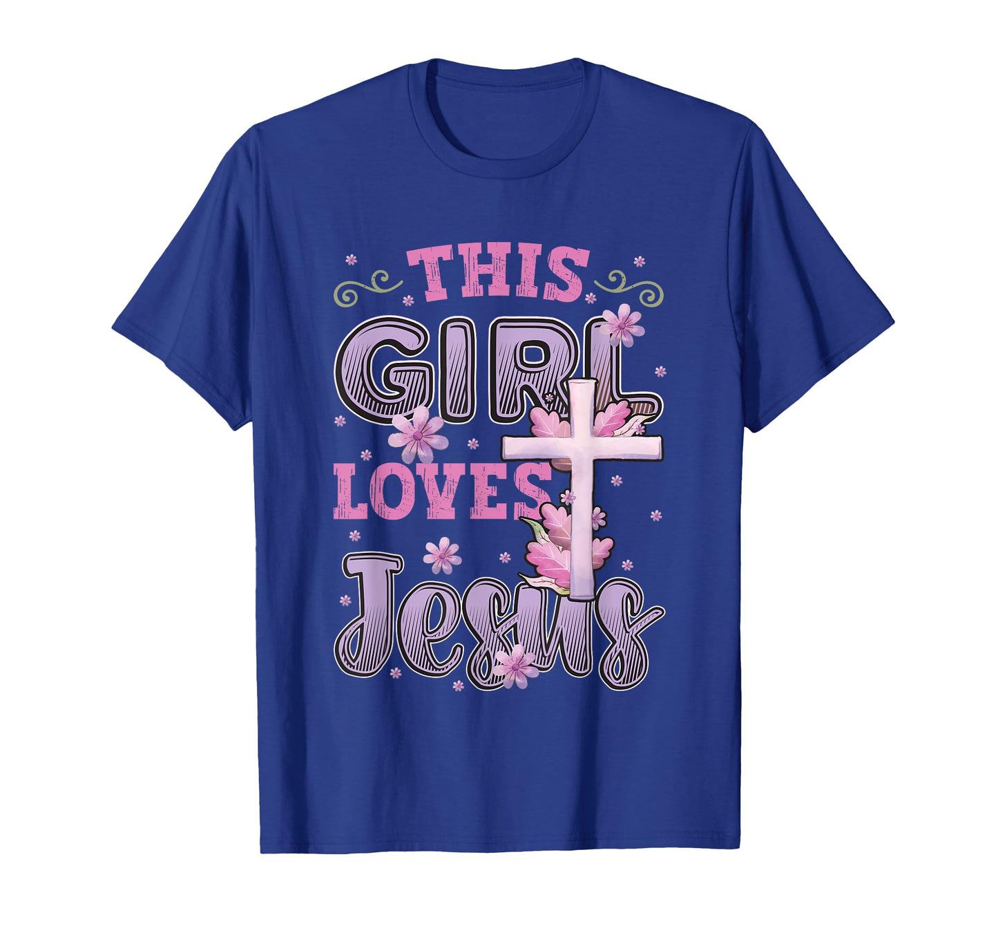 This Girl Loves Jesus Cute Christian Girl Jesus T-Shirt