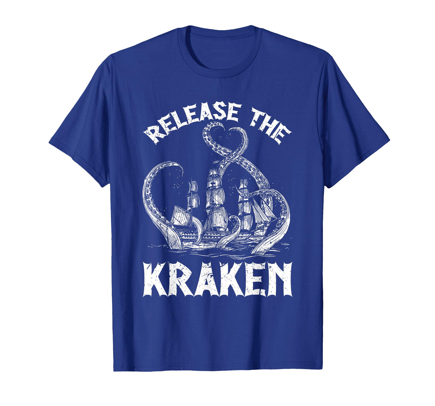 Funny Kraken Sea Monster Apparel Release The Kraken Octopus Sea Creature Unisex Adults & Kids T-Shirt Black Small