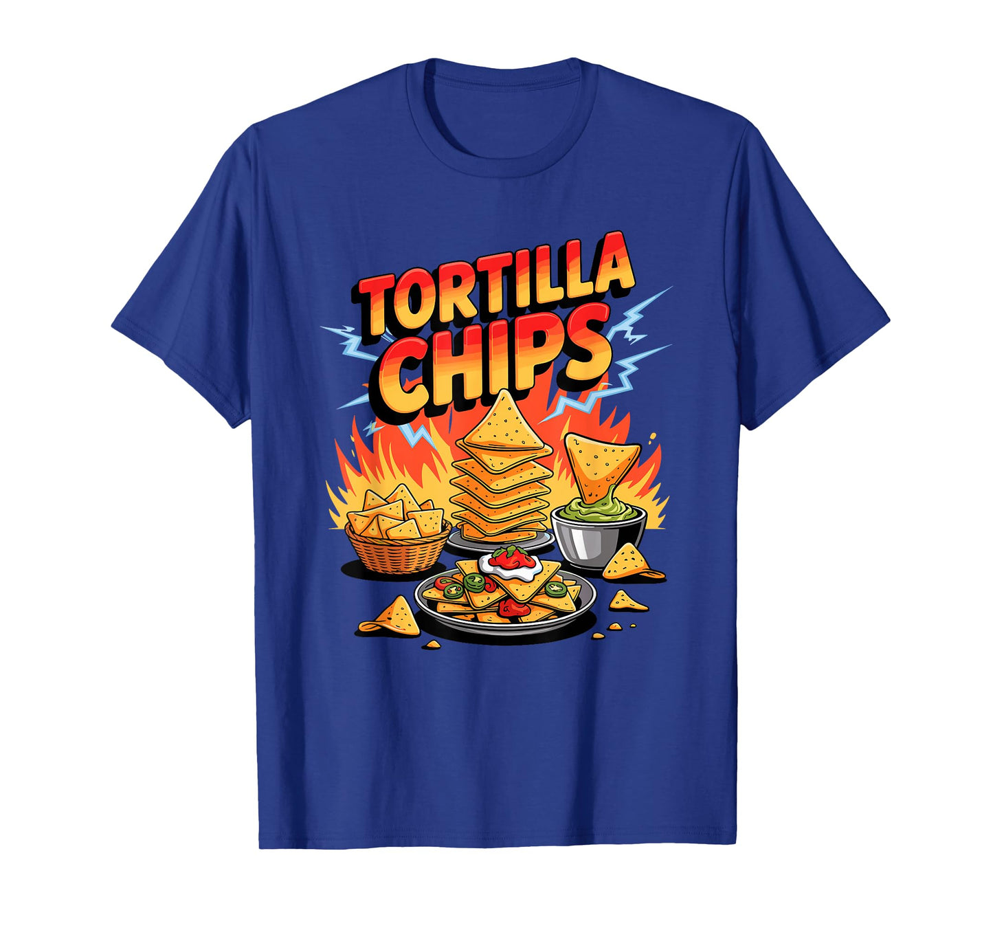 90s Vintage Tortilla Chips Snack Crisp Chip T-Shirt