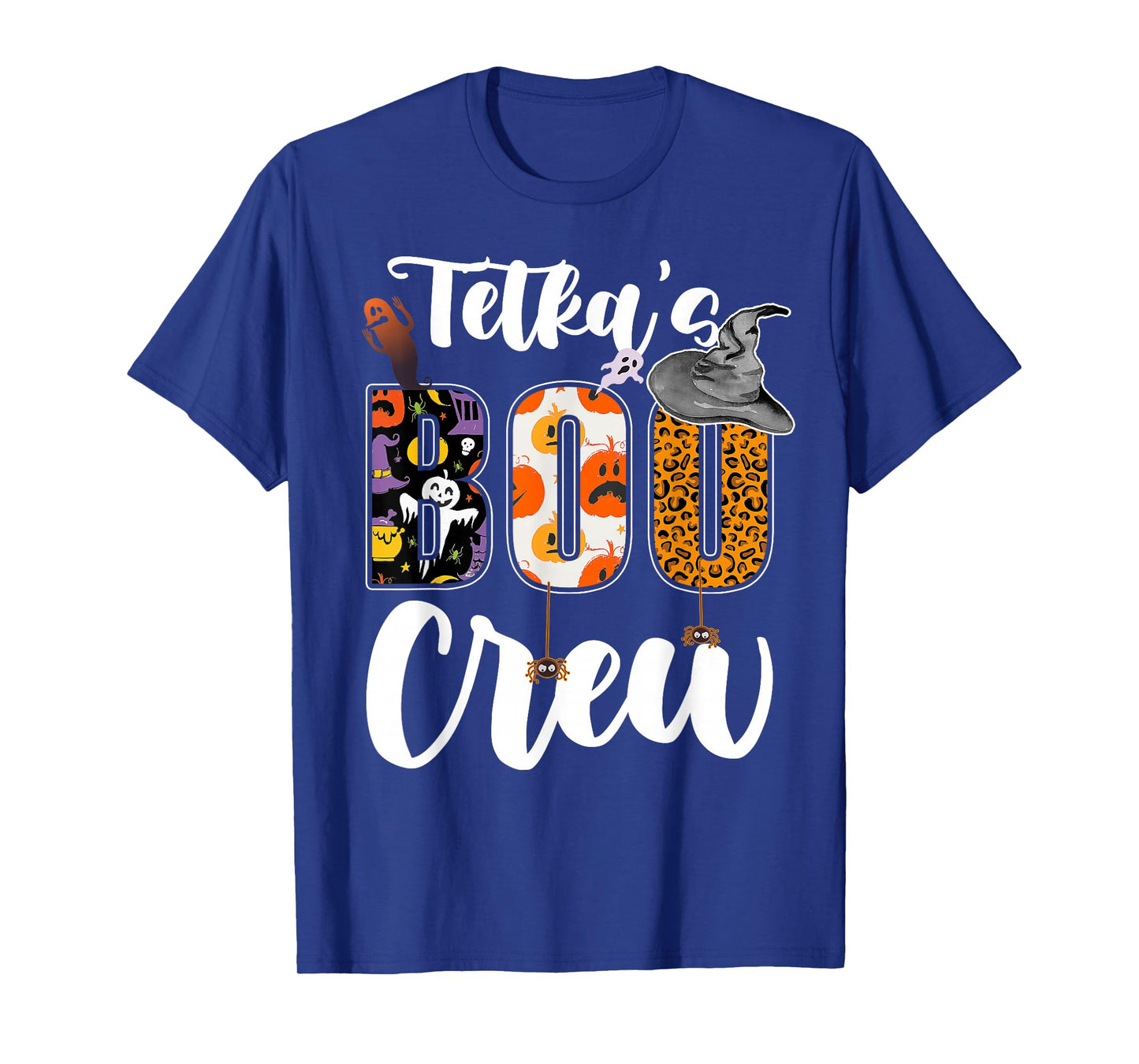 Tetka's Boo Crew Halloween Aunt Nephew Niece Matching T-Shirt