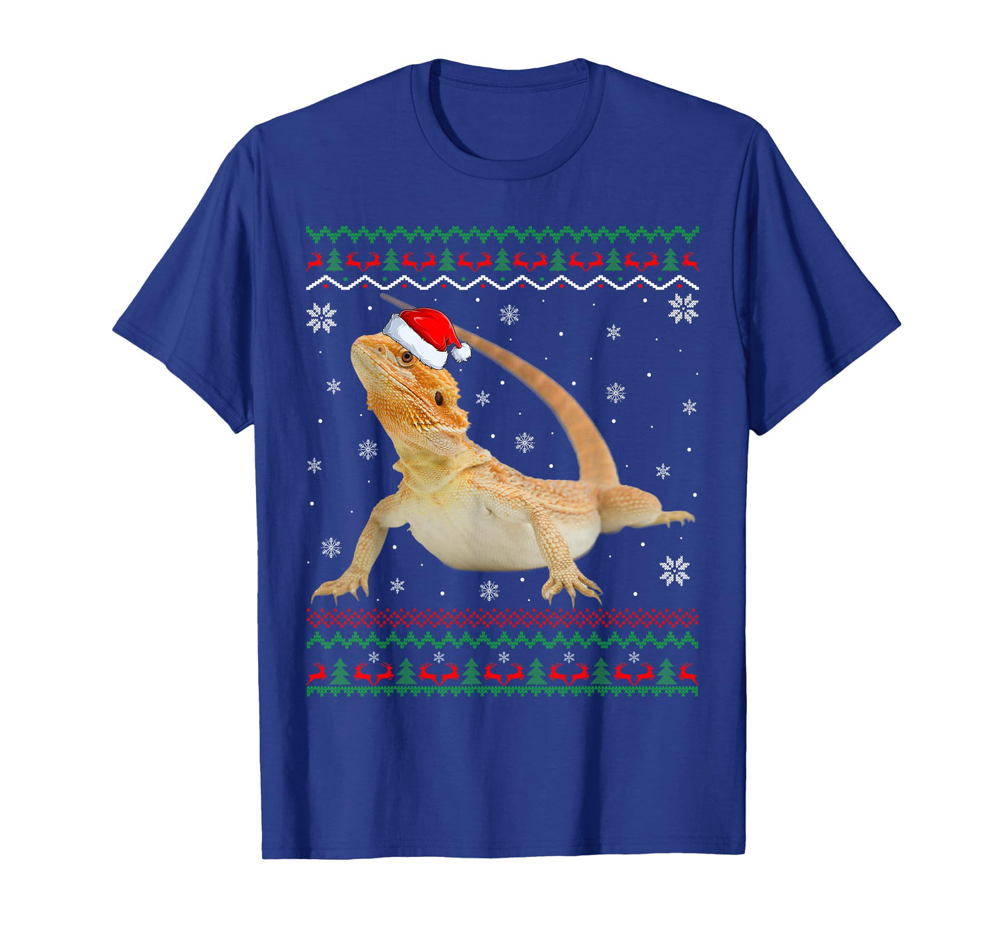 Funny Bearded Dragon Christmas Pajamas Ugly Sweater Xmas T-Shirt