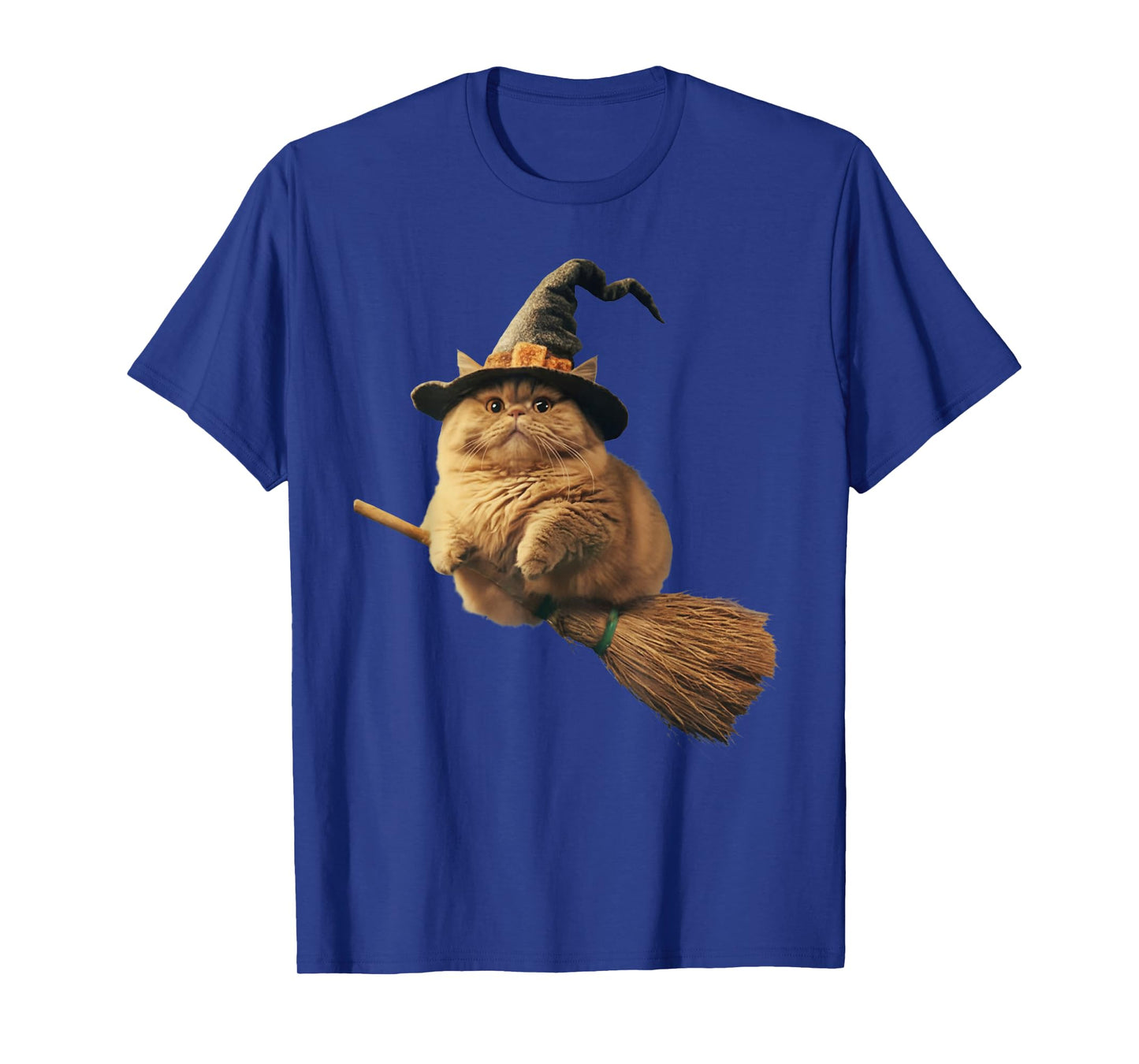 Vintage 90s Wizard Cat Weird Funny Halloween Cat Meme T-Shirt