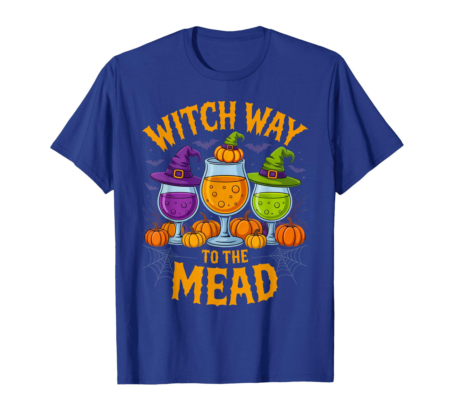 Witch Way to The Mead Spooky Halloween Drinking Humor T-Shirt