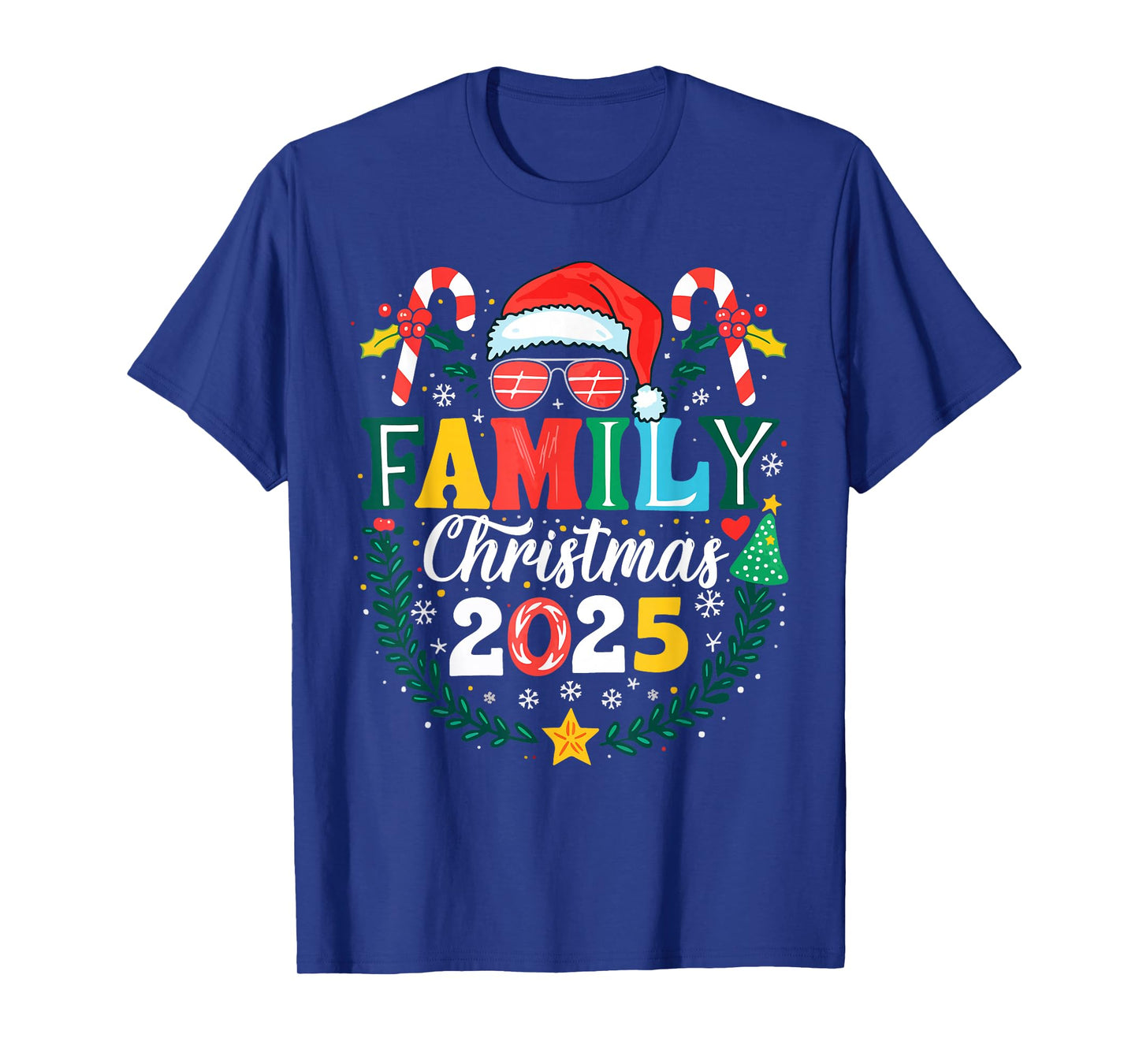 Family Christmas 2025 Matching Family Christmas Squad Xmas T-Shirt