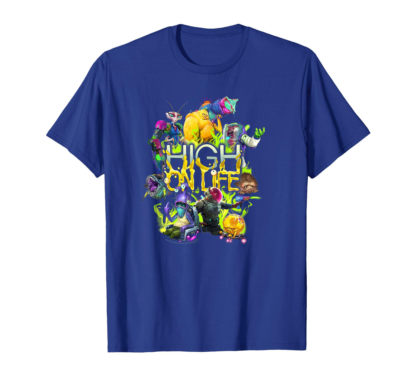 High on Life Character Mashup Group Shot Poster T-Shirt
