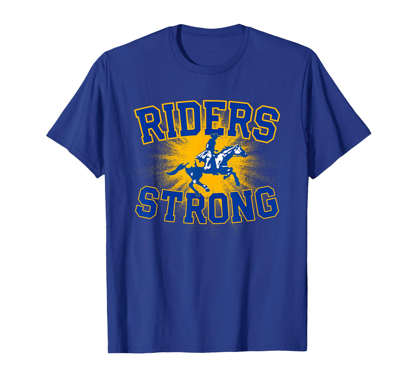 Caesar Rodney Riders Logo Strong Flag HS T-Shirt