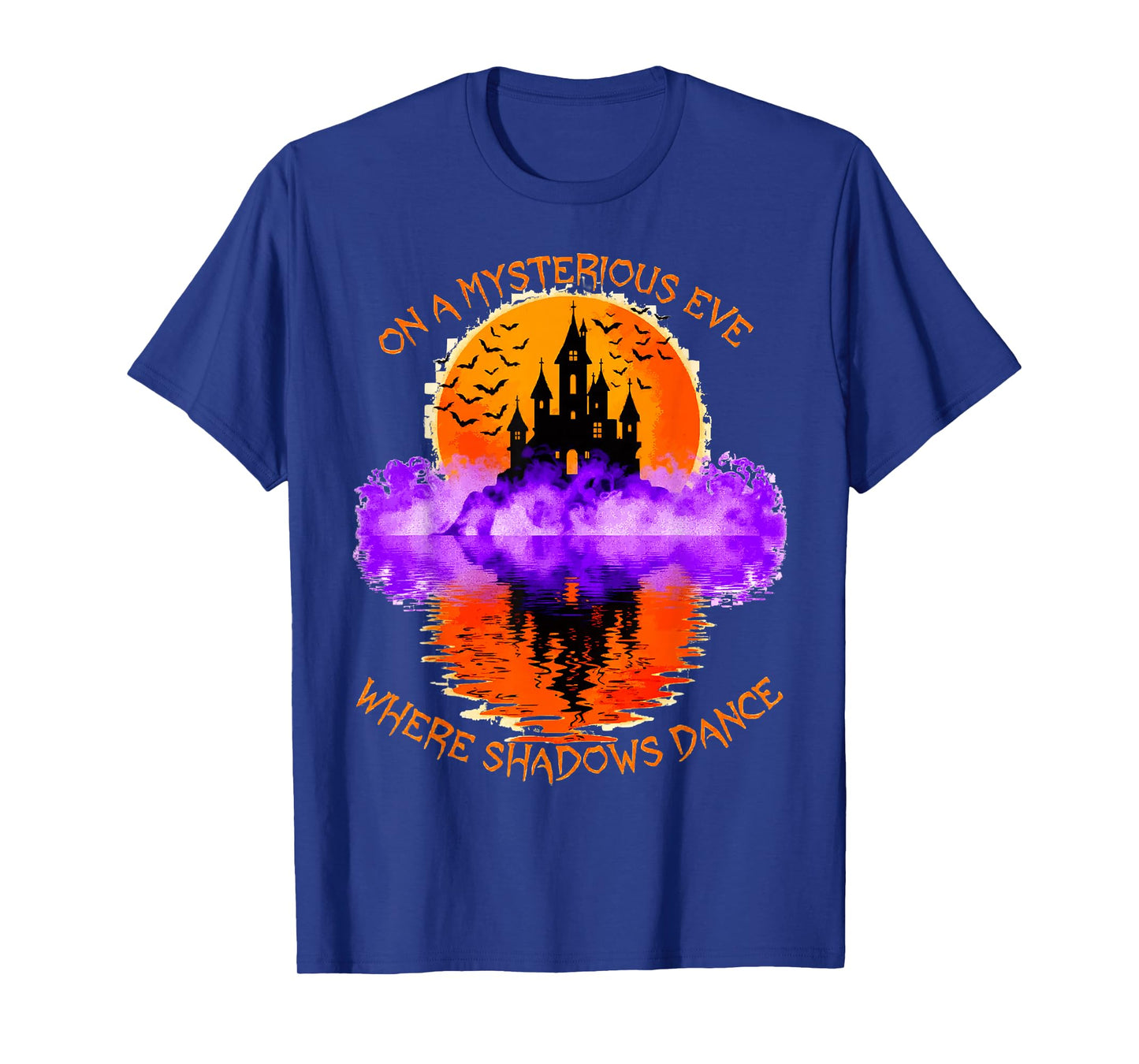 Haunted Castle Halloween Spooky Gothic Night T-Shirt