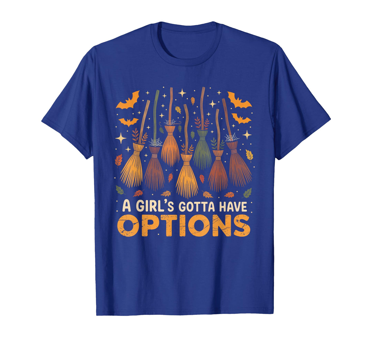 Retro a Girl’s Gotta Have Options Spooky Witches Halloween T-Shirt
