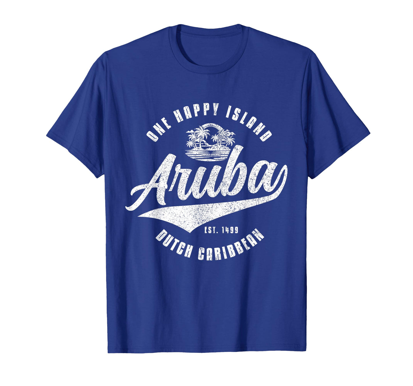 Aruba Happy Island Craibbean Souvenir Pride Vintage T-Shirt