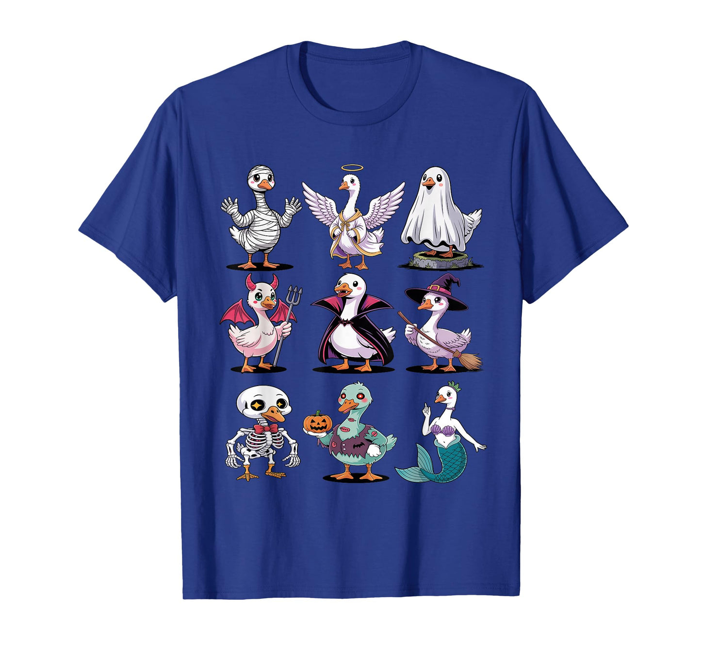 Halloween Goose Shirt - Funny Spooky Goose Costume Group T-Shirt