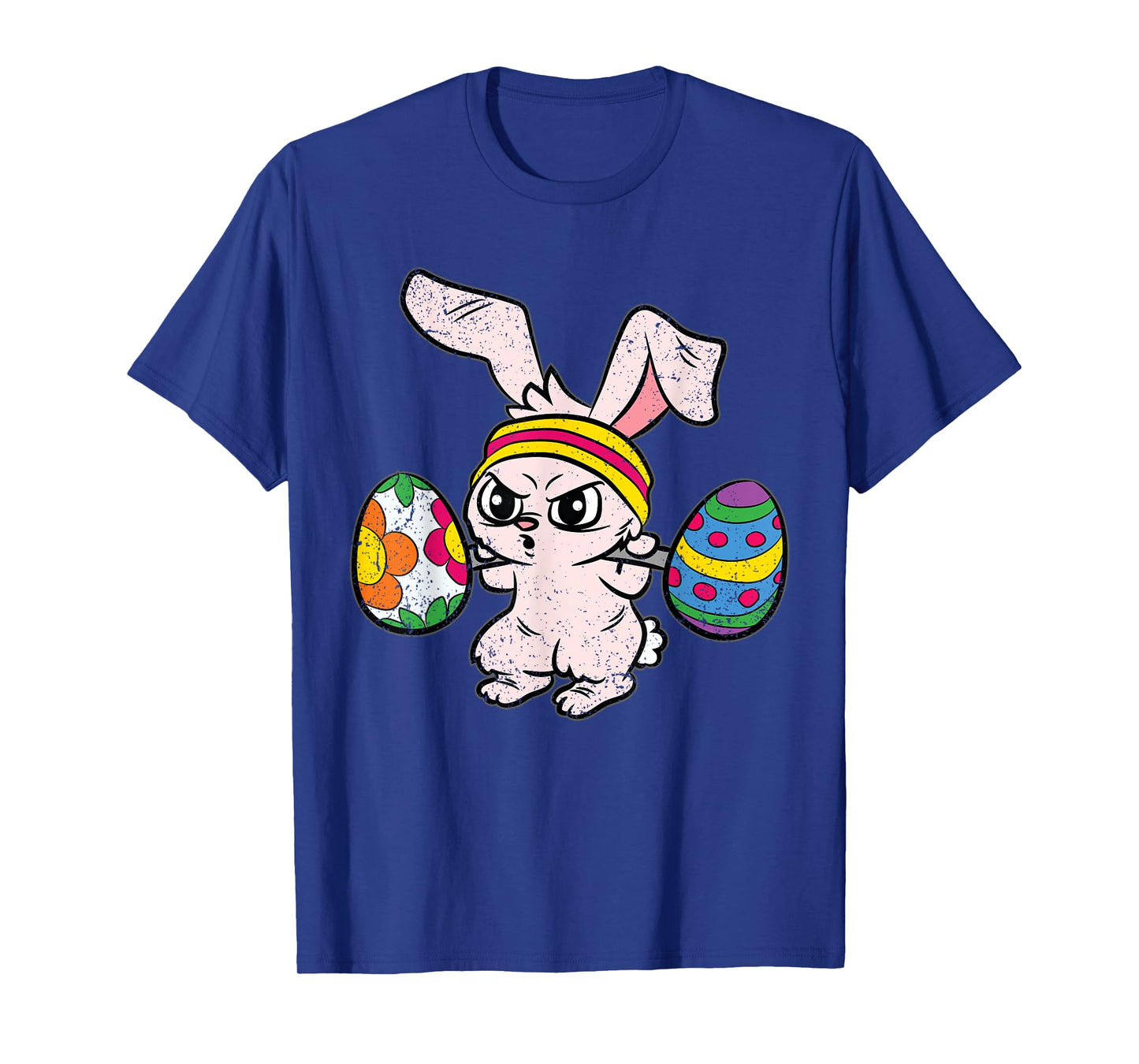 Bunny Weight Lifting Easter Cute Gym Workout Fitness Lover T-Shirt