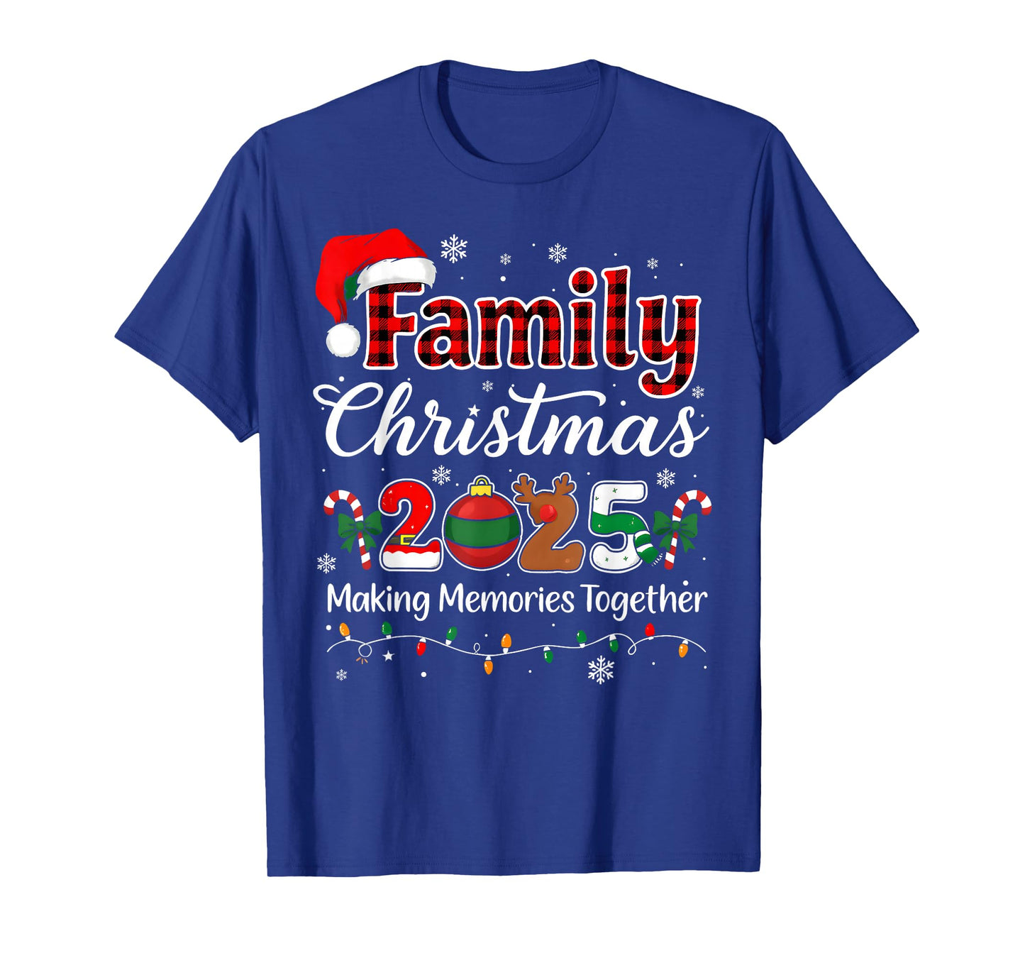 Family Christmas 2025 Matching Outfit Xmas Squad Santa T-Shirt