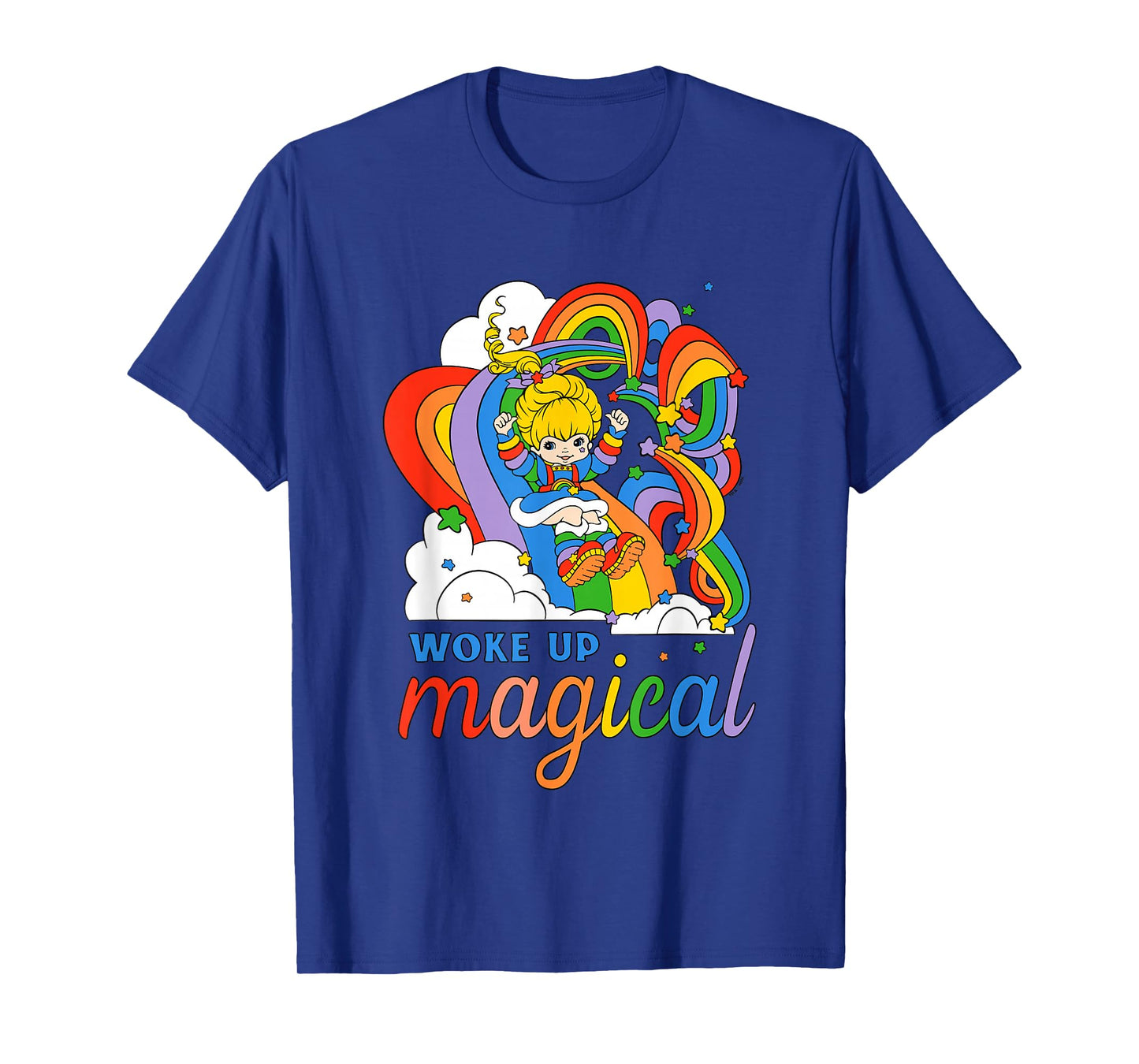 Rainbow Brite Woke Up Magical Vintage Rainbow Slide T-Shirt