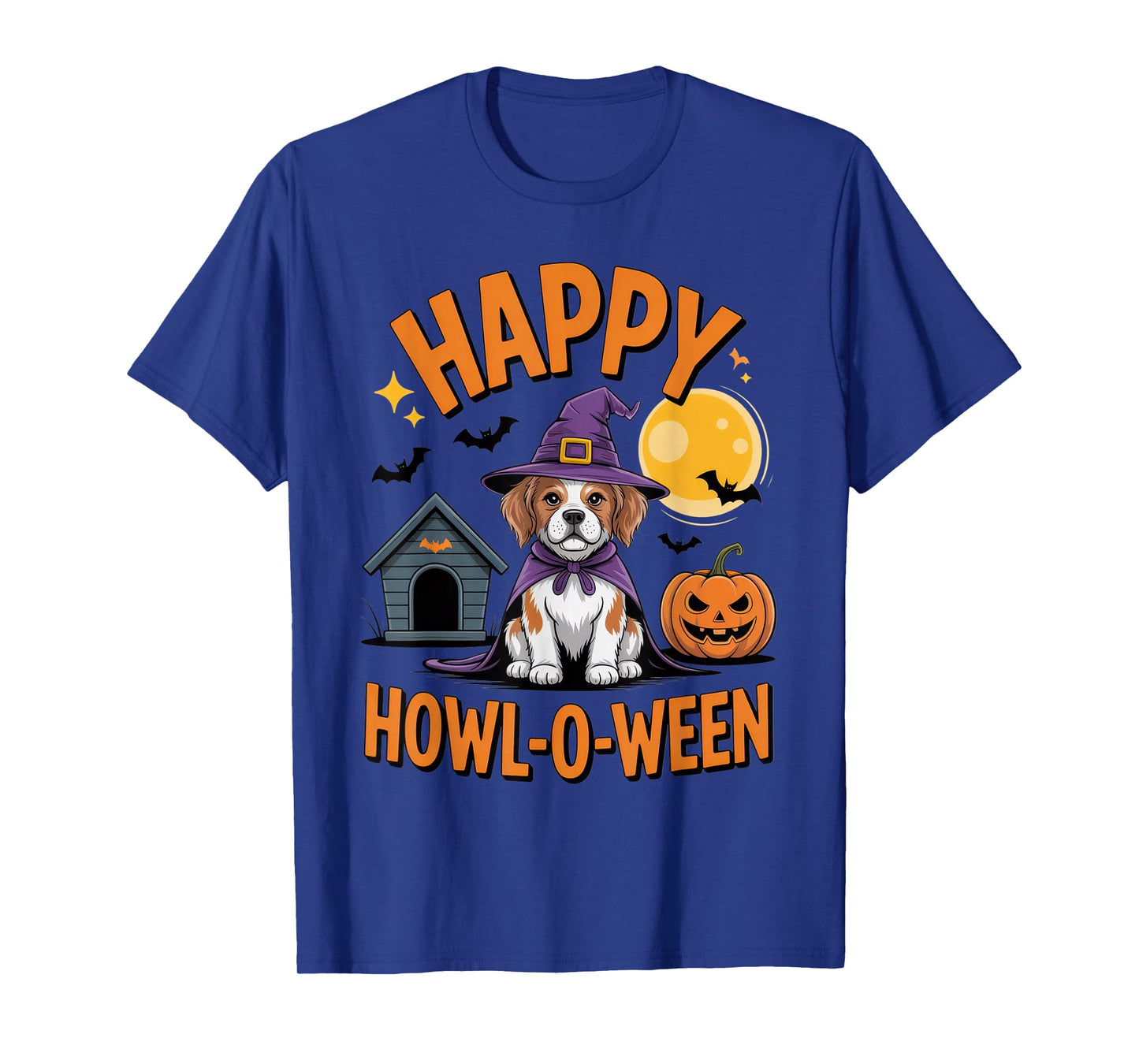 Happy Howl-O-Ween Dog Halloween Costume Trick or Treat T-Shirt