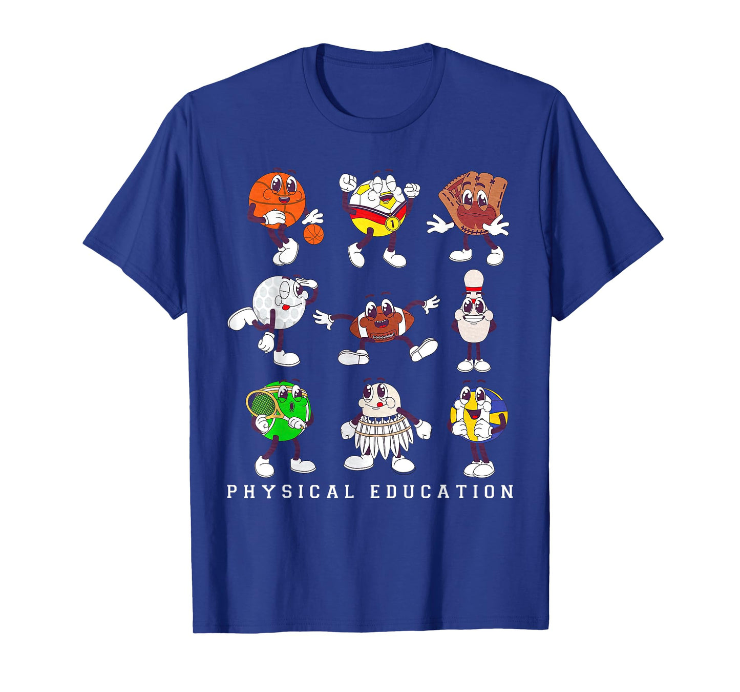 Retro Physical Education PE Teacher Sports Specials Teacher T-Shirt