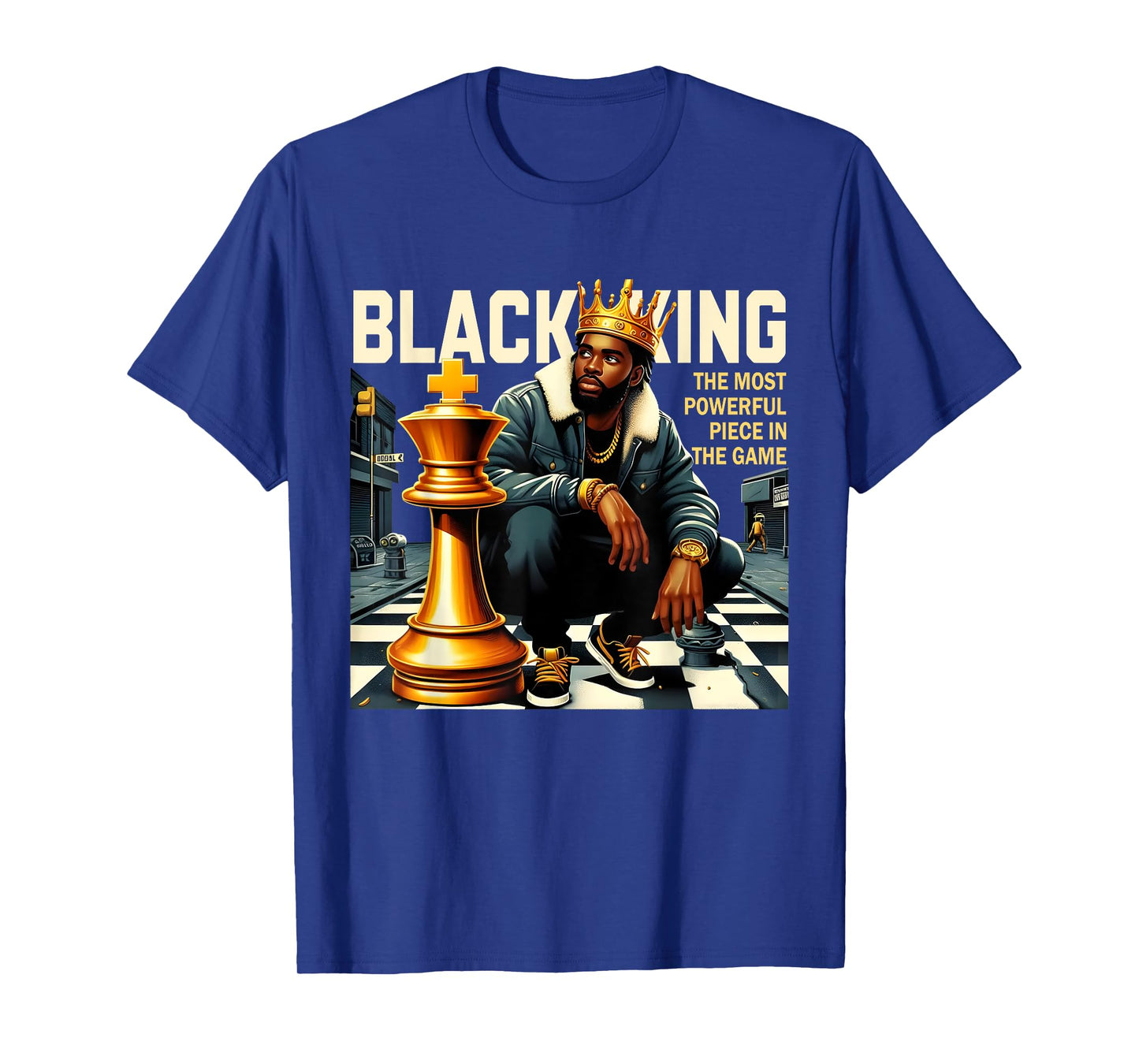 Black King The Most Powerful Piece In The Game Costume T-Shirt