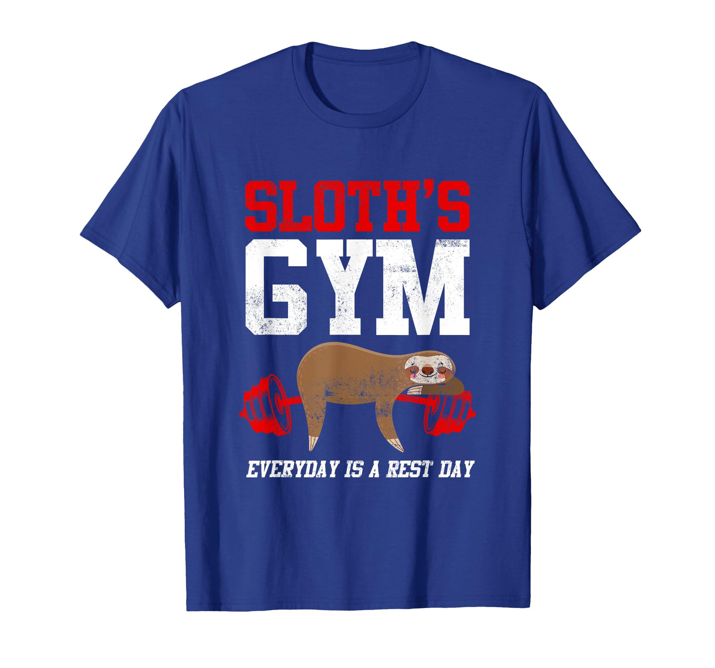 Workout Fitness Sloth's Gym Everyday Is Rest Day T-Shirt