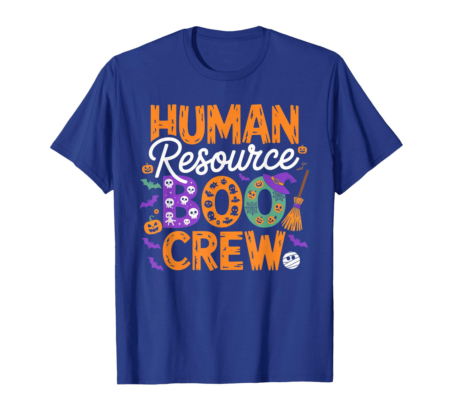 Human Resource Boo Crew Halloween Matching Spooky Outfit T-Shirt