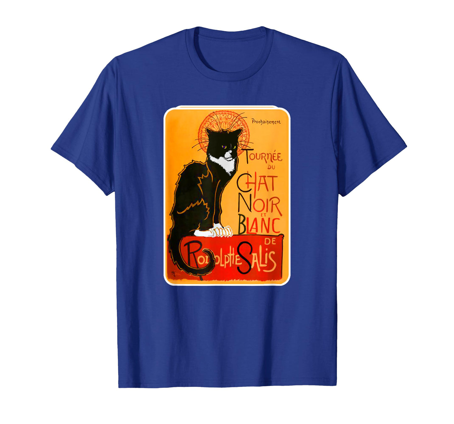 Tuxedo Chat Noir Funny Black Cat French Famous Pet Lover T-Shirt for Men Women