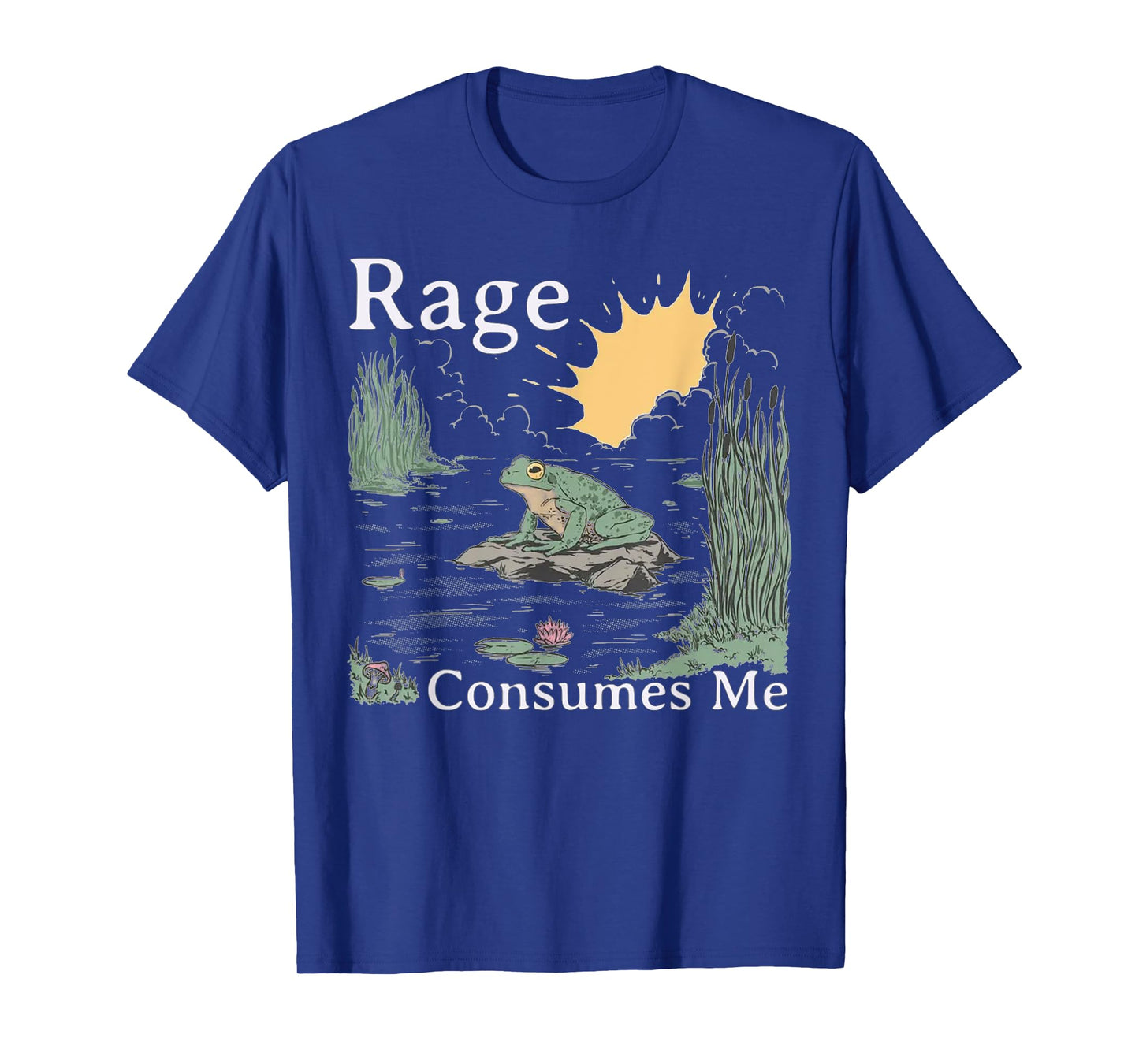 Rage Consumes Me fog, Meme frog, Vintage style frog lovers T-Shirt