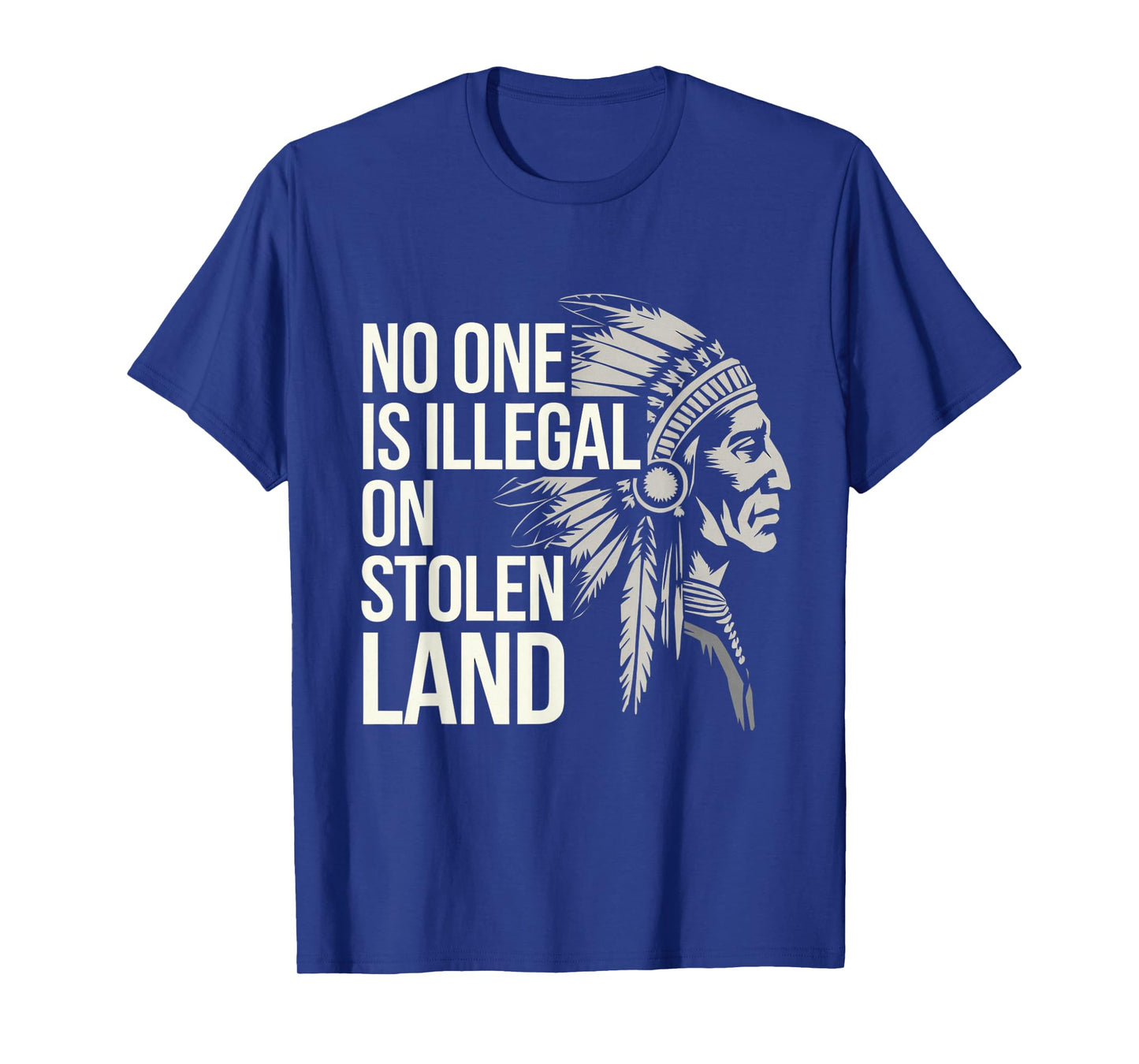 No One is Illegal On Stolen Land Native Americans Vintage T-Shirt
