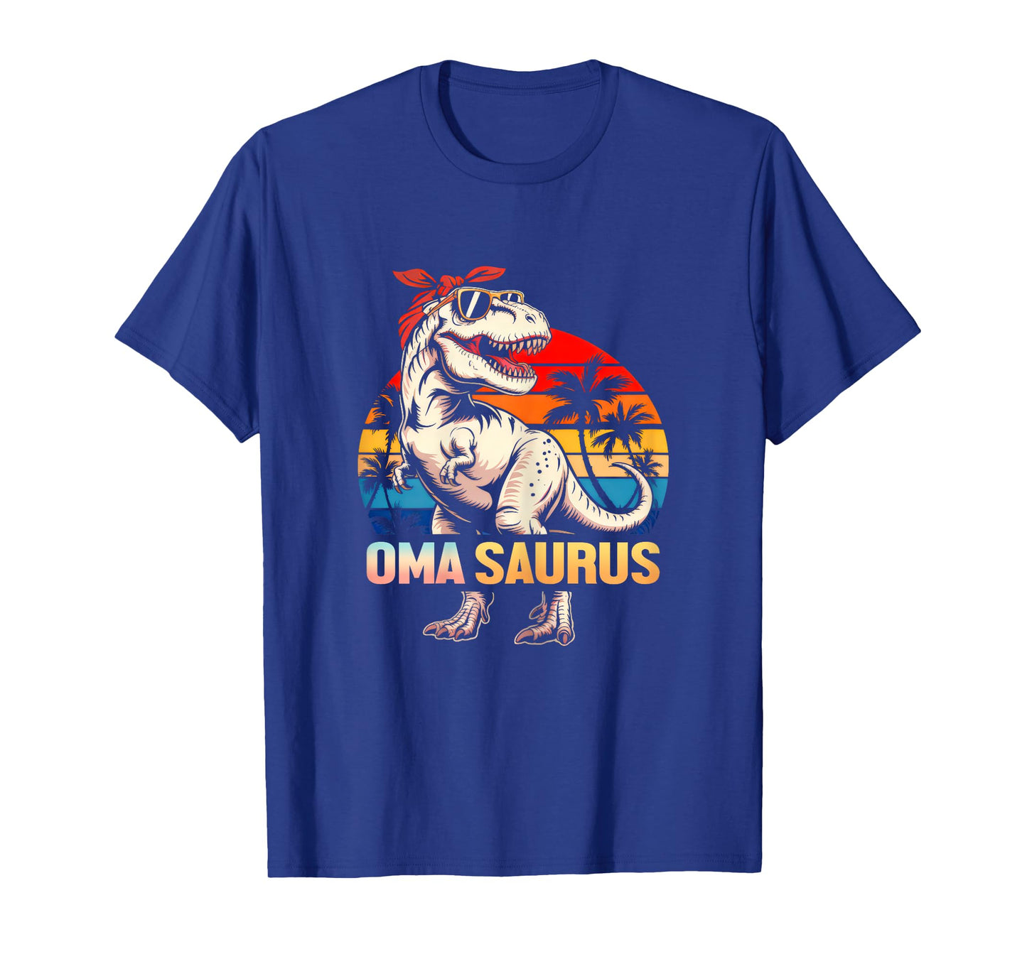 Funny Omasaurus T Rex Dinosaur Oma Saurus Oma Family Vintage T-Shirt