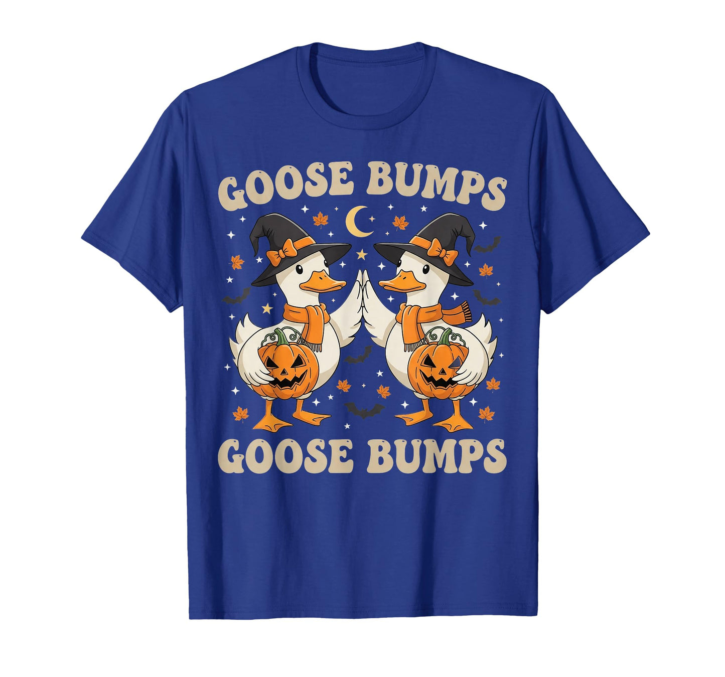 Goose Bumps Funny Halloween Geese Fist Bump T-Shirt