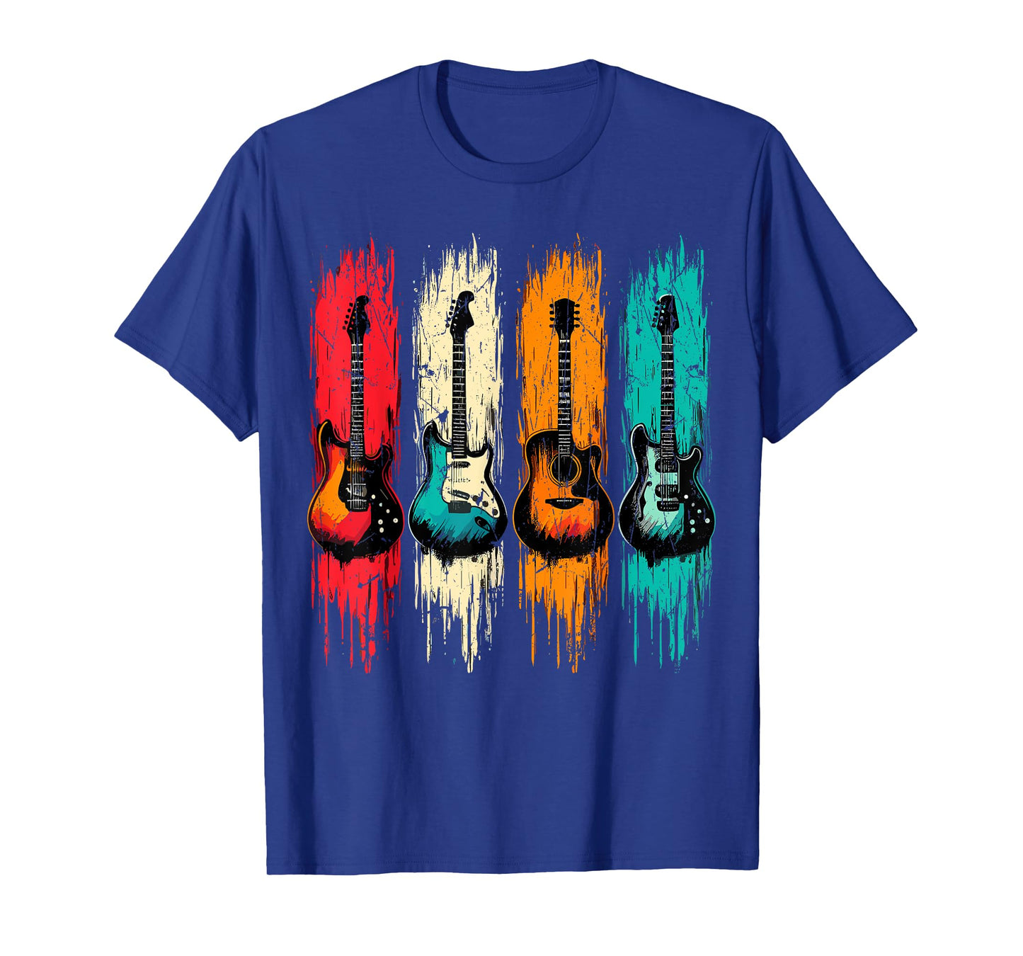 Vintage Guitar Music Band Guitarist T-Shirt