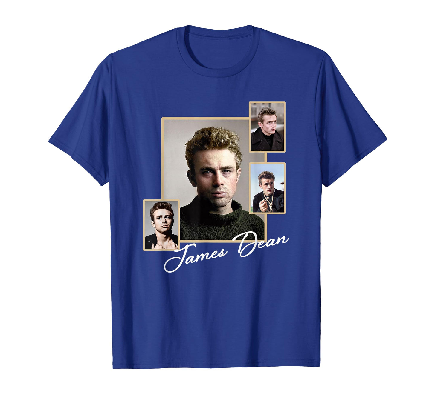 Great Moment Store Unisex Adult James Dean 009 T-Shirt Black Small Modern Classic Fit Crew Neck Short Sleeve T-Shirt