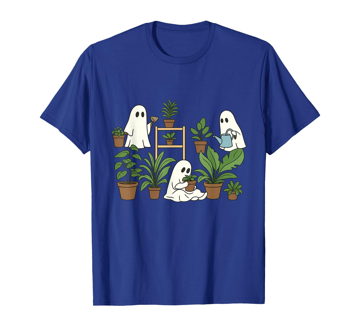 Cute Ghost Plant Lover Funny Halloween Garden T-Shirt