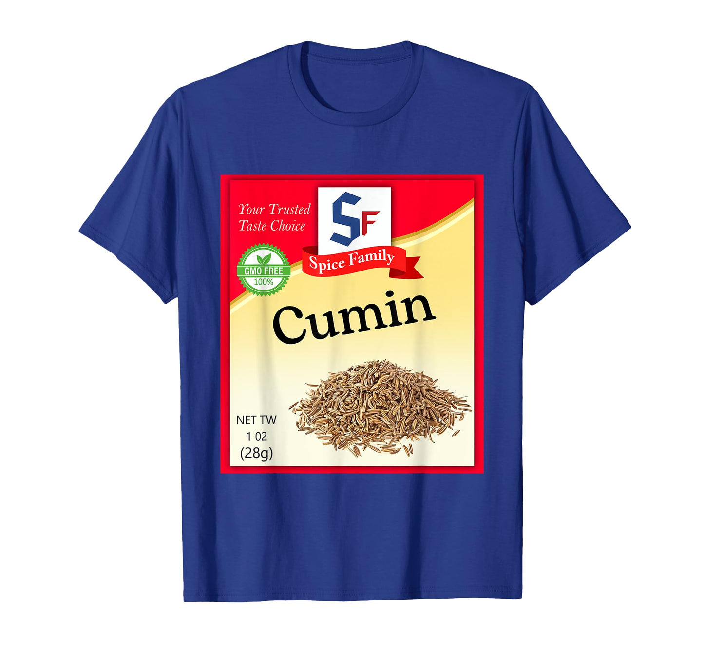 Cumin Condiment Costume Holiday Spice Costumes T-Shirt
