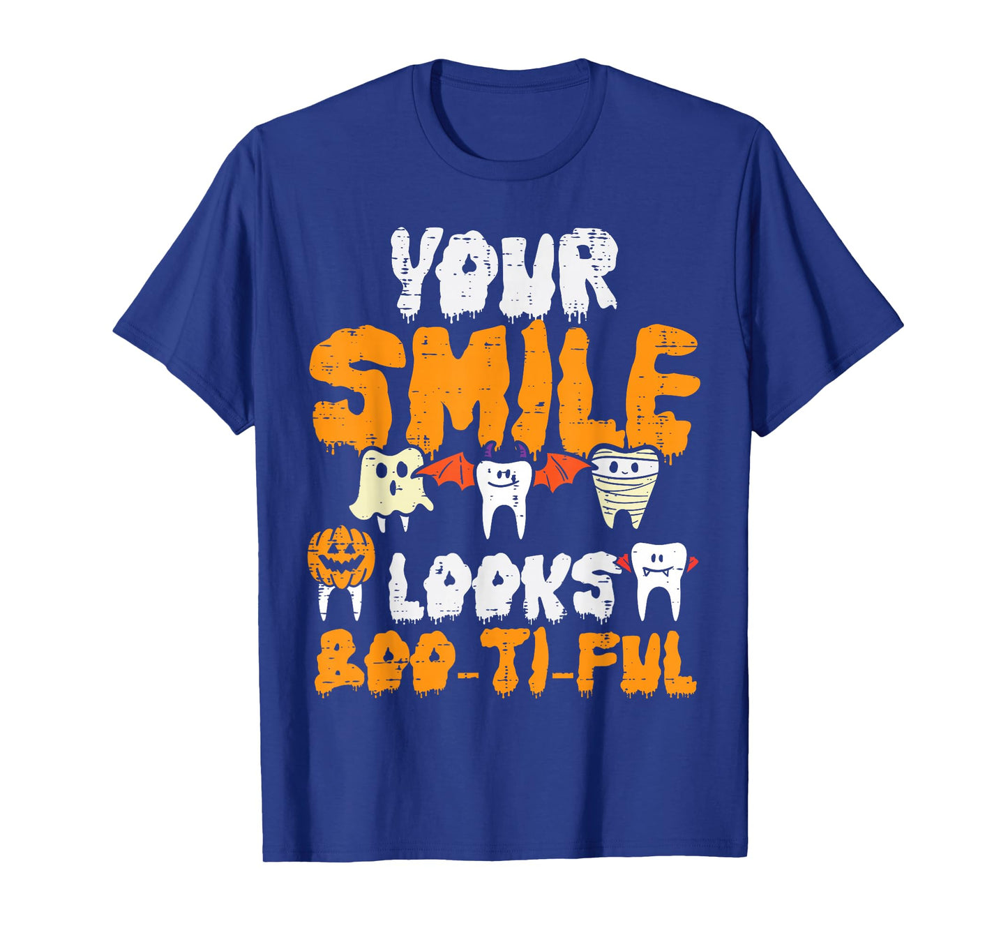 Halloween Dental Smile Looks Boo Tiful Dentist Costume Women T-Shirt