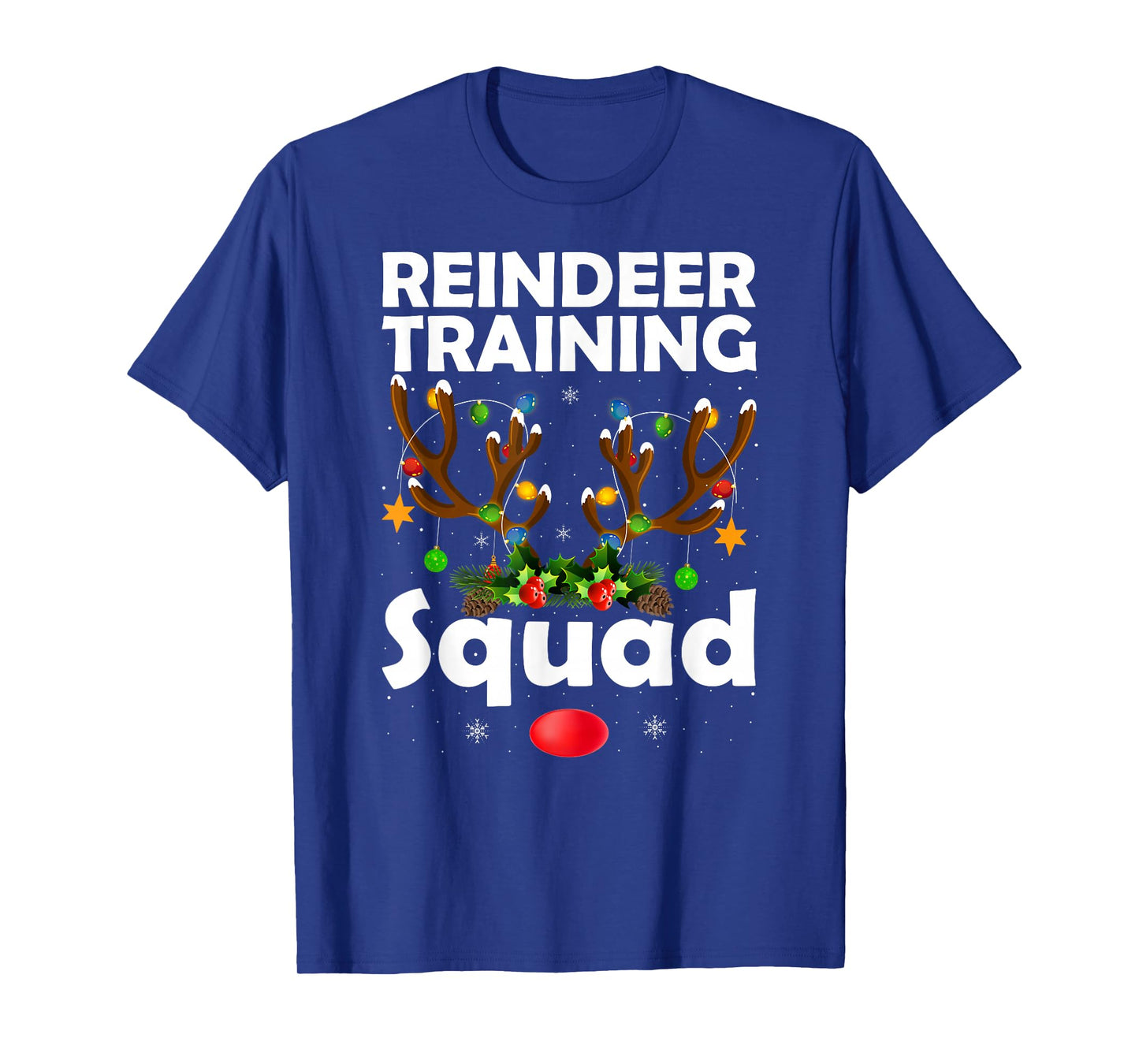 Reindeer Training Squad Team Running Runner Christmas T-Shirt