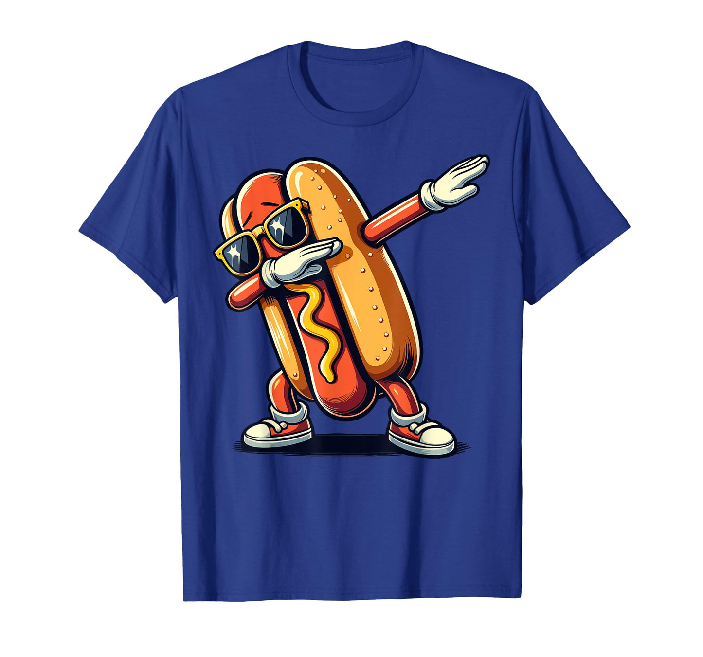 Cool Hot dog Dabbing Funny Fast Food Hotdog Lovers Toddler T-Shirt for Men Women Kids