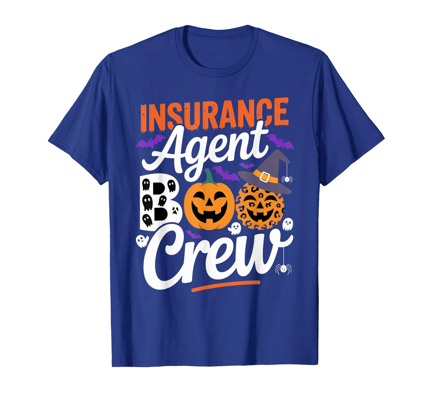 Insurance Agent Boo Crew Halloween Matching Spooky Outfit T-Shirt
