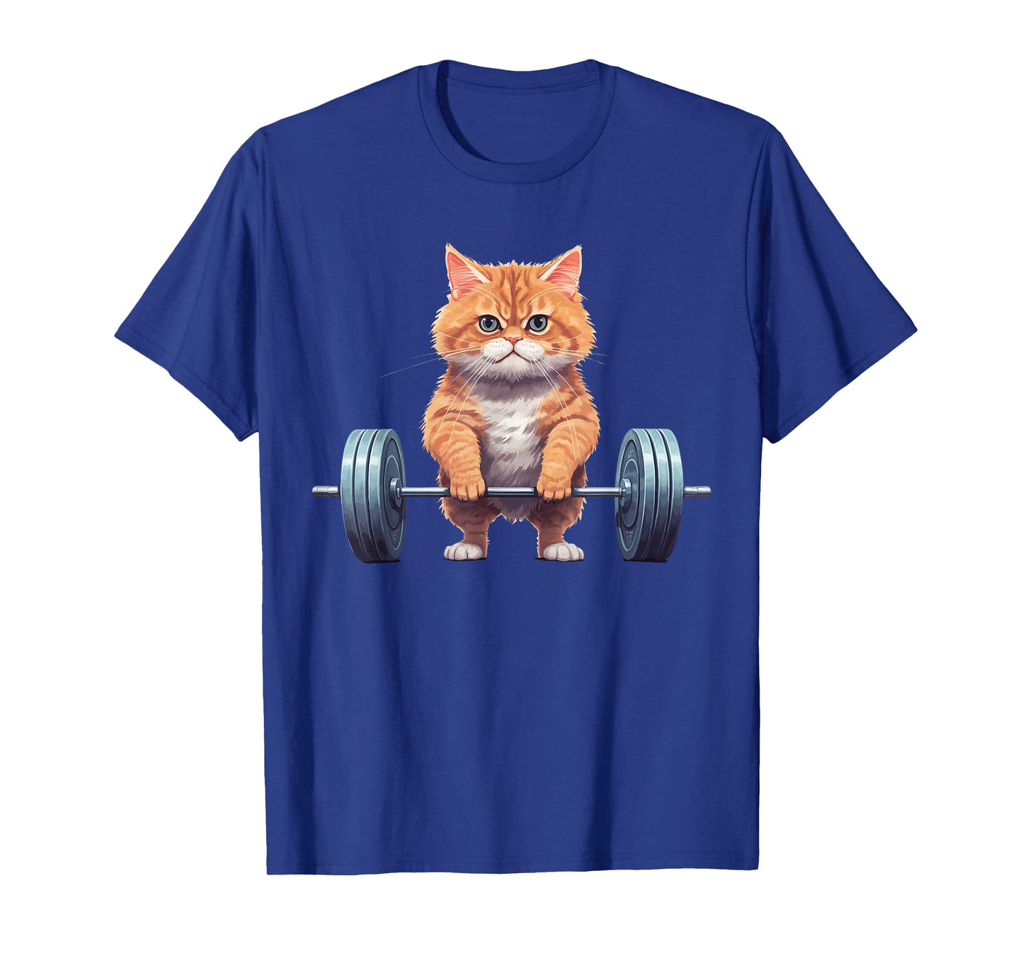Gym Cat Deadlifting T-Shirt