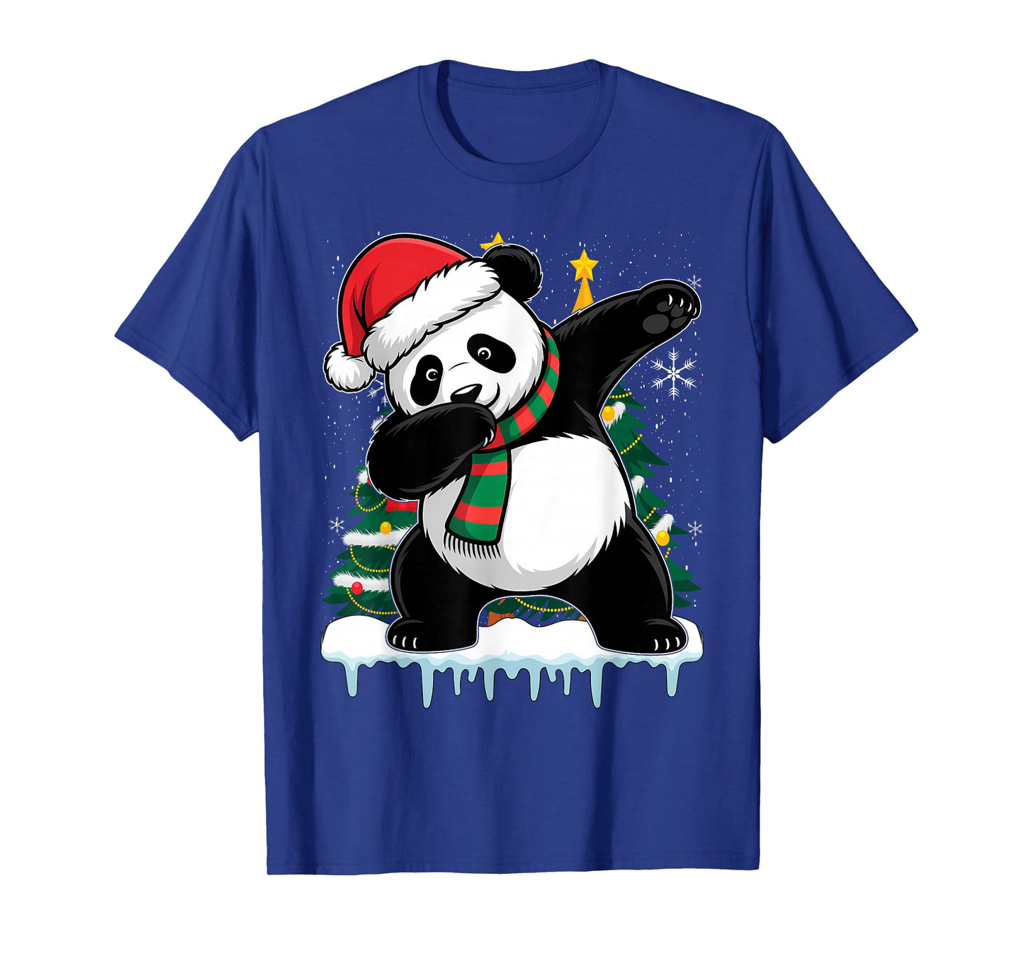 Dabbing Panda Santa Christmas Kids Boys Men Xmas Bear Lover T-Shirt