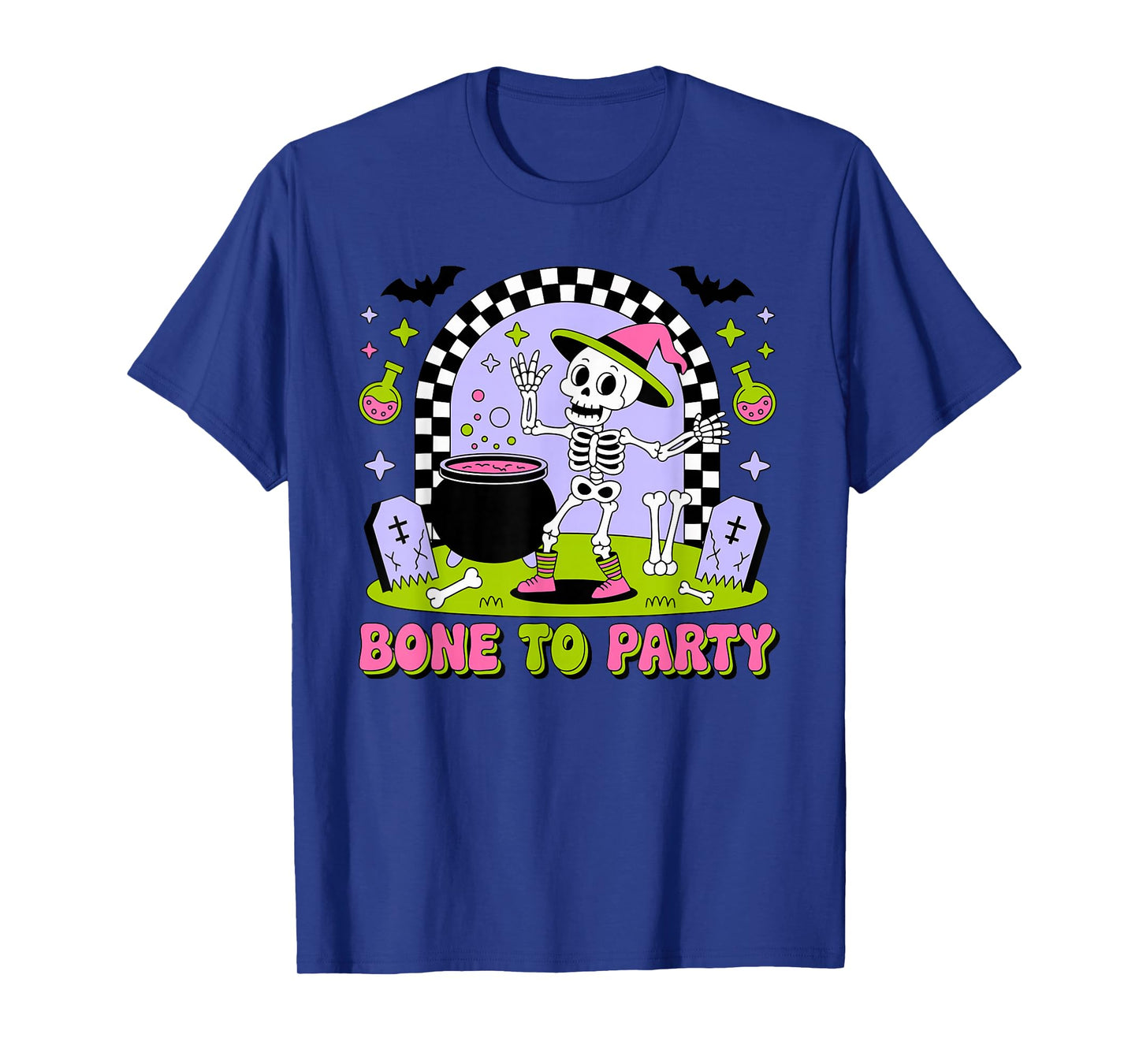 Bone to Party Halloween Design T-Shirt